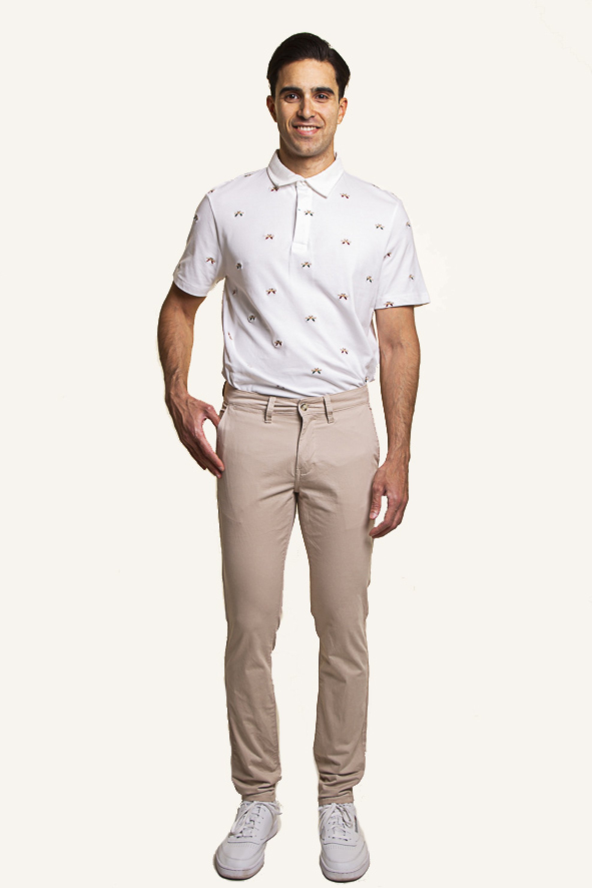 Nautica ανδρικό chino παντελόνι - P99170 Μπεζ
