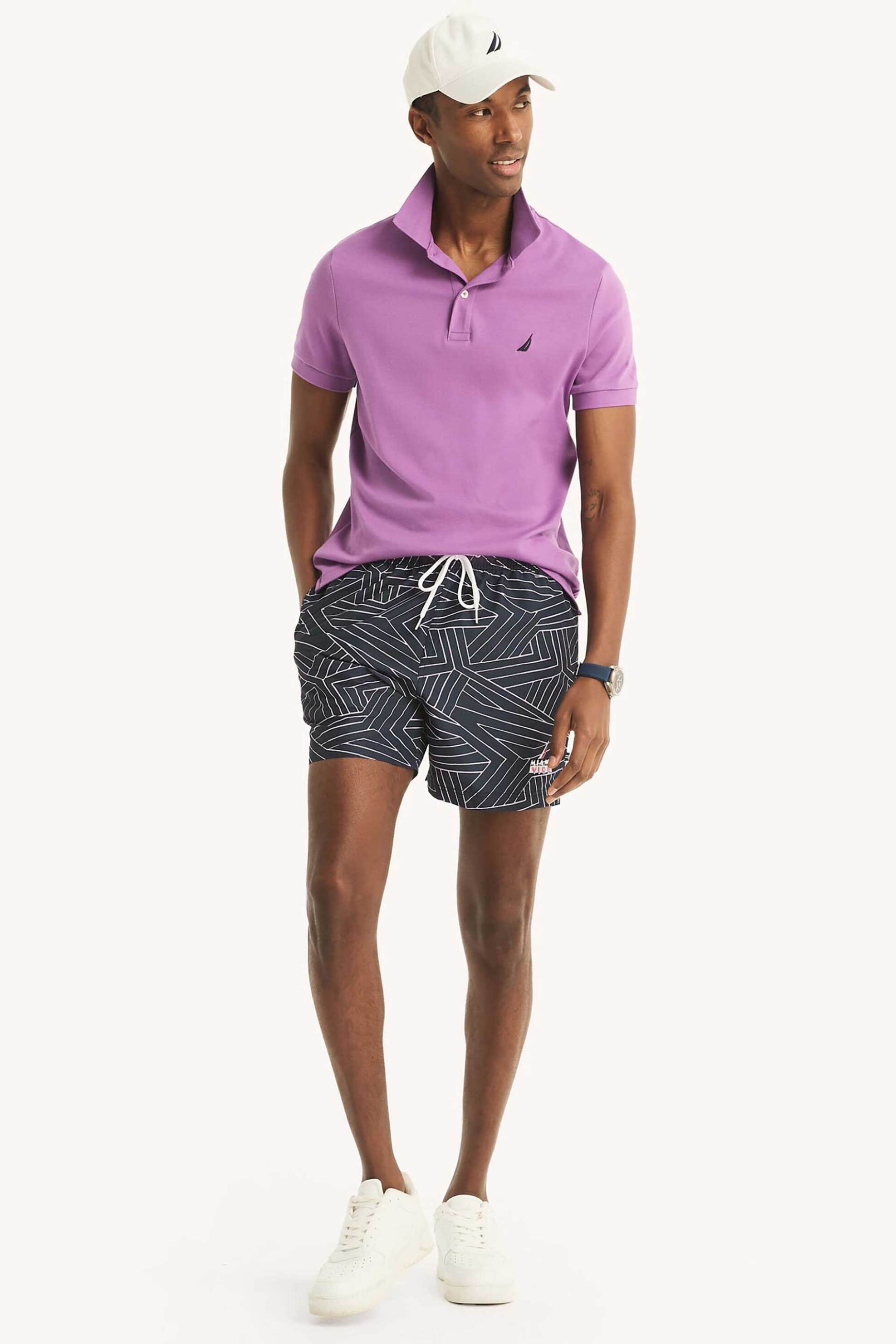 NAUTICA Nautica ανδρικό μαγιό "Miami Vice X Nautica" - T45505 Μπλε Σκούρο