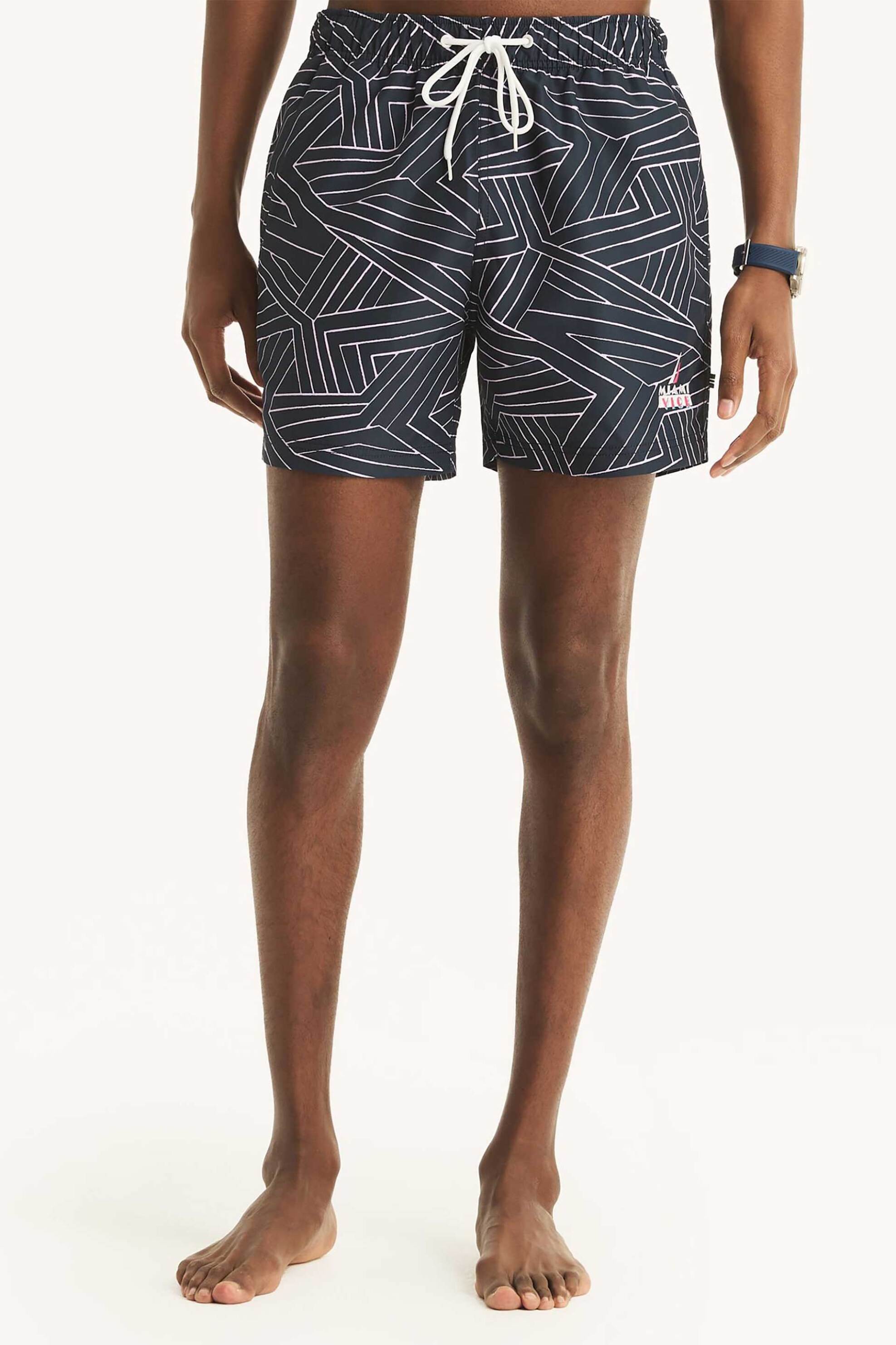 Nautica ανδρικό μαγιό "Miami Vice X Nautica" - T45505 Μπλε Σκούρο φωτογραφία