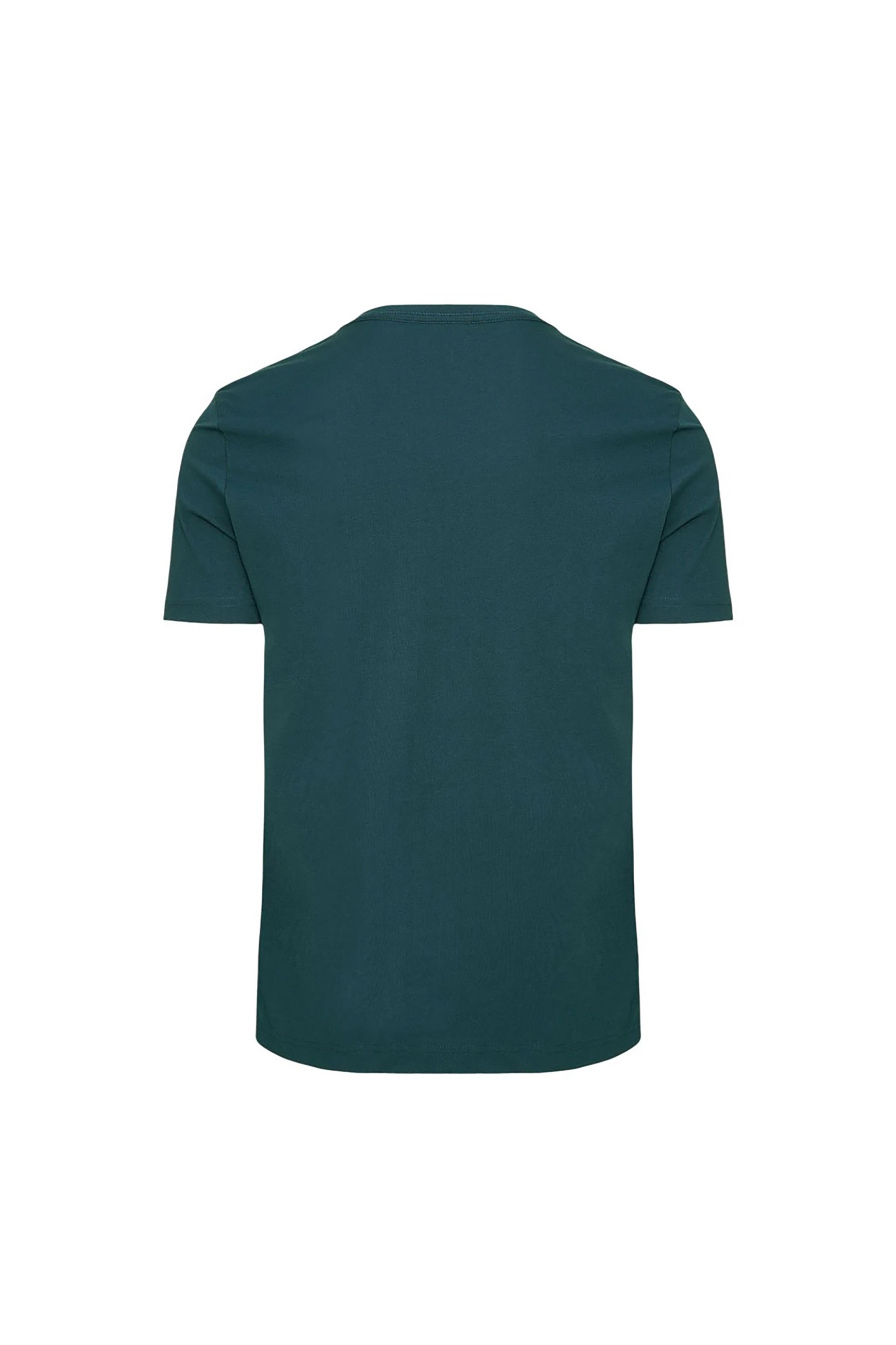 Nautica Ανδρικό T-Shirt με Κεντημένο Λογότυπο Classic Fit - Vr8100 Πετρόλ