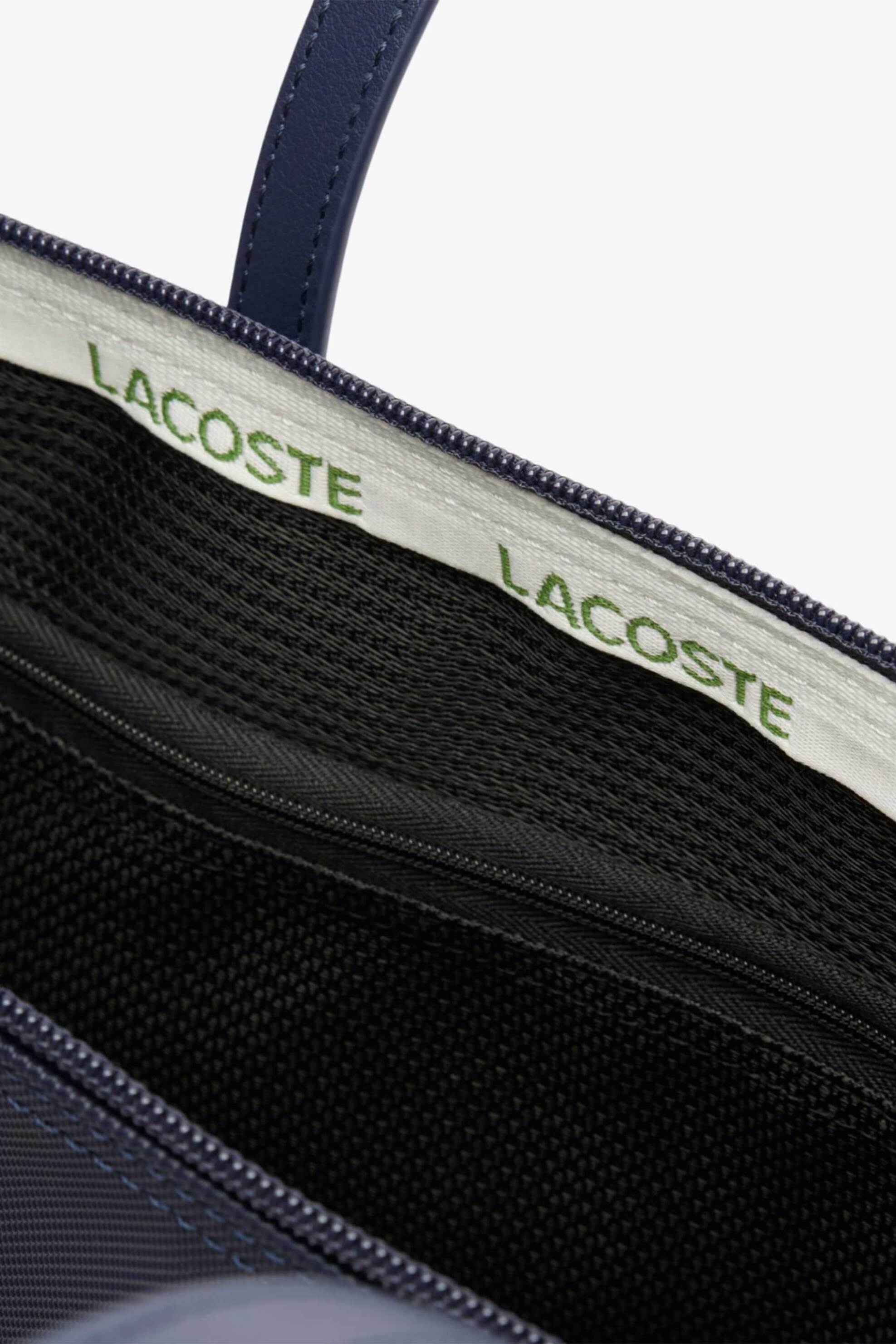 Lacoste γυναικεία τσάντα tote με ανάγλυφο λογότυπο "Large Concept L.12.12" - NF1888PK Μπλε Σκούρο φωτογραφία