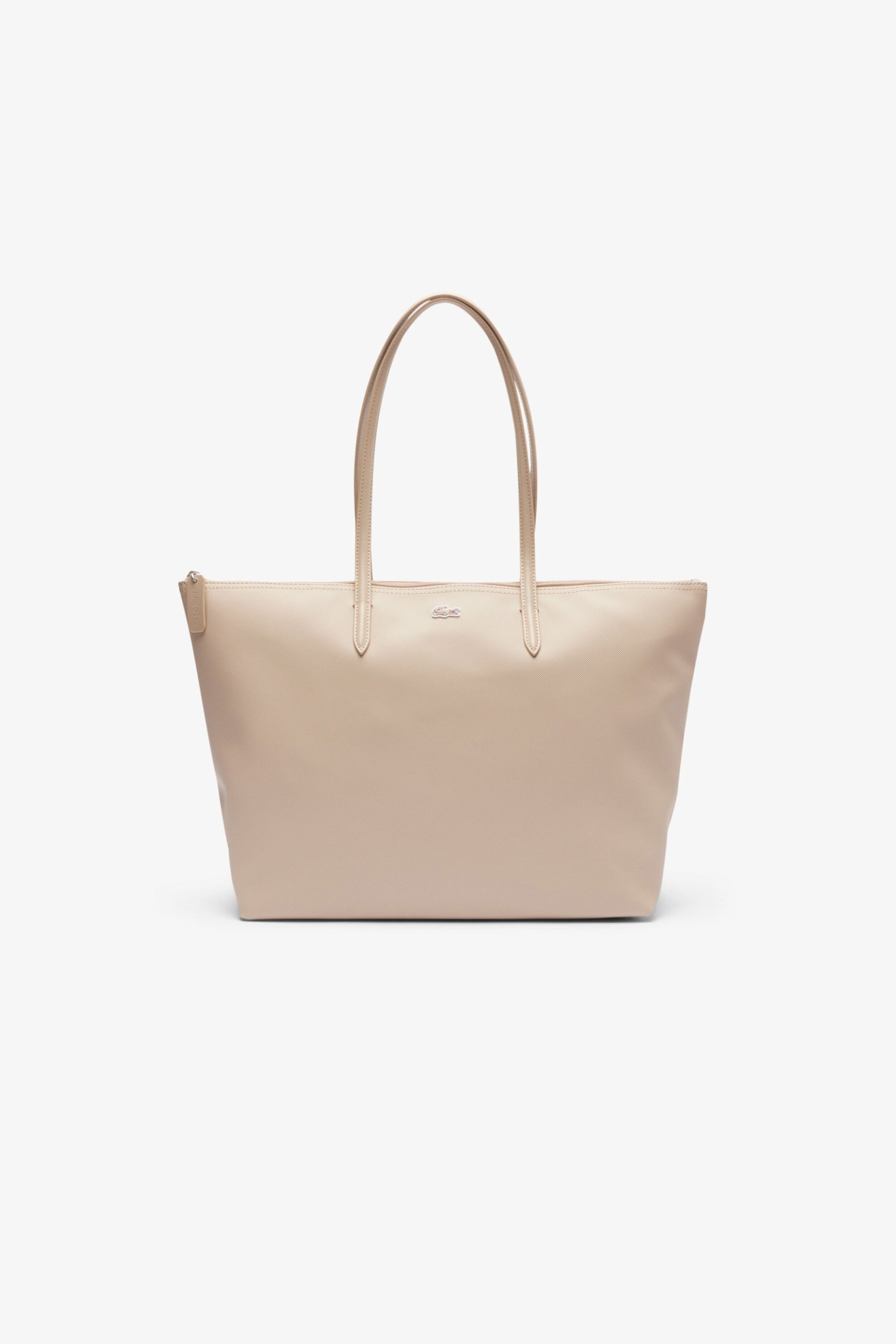 LACOSTE Lacoste γυναικεία τσάντα tote με ανάγλυφο λογότυπο "Large Concept L.12.12" - NF1888PK Εκρού