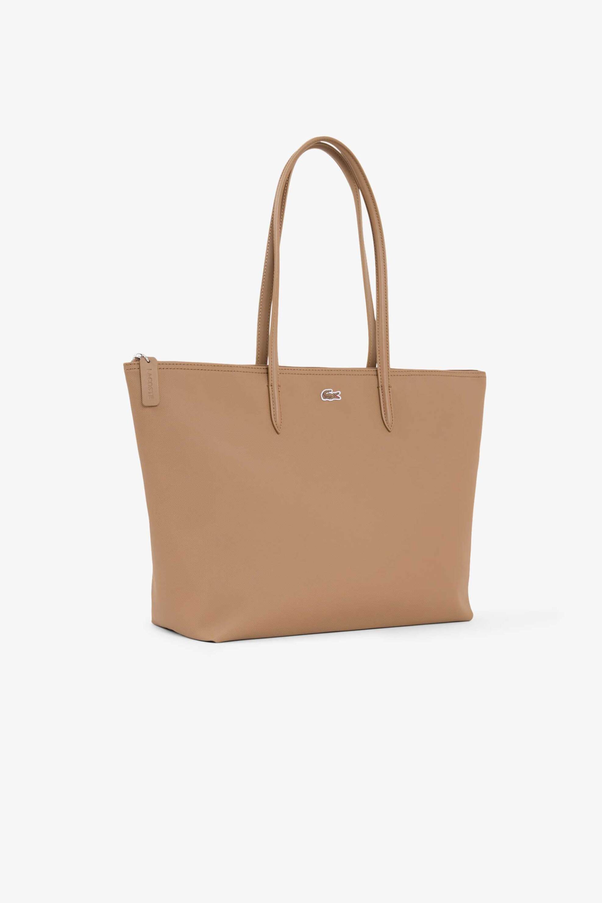 Lacoste γυναικεία τσάντα tote πικέ με λογότυπο 