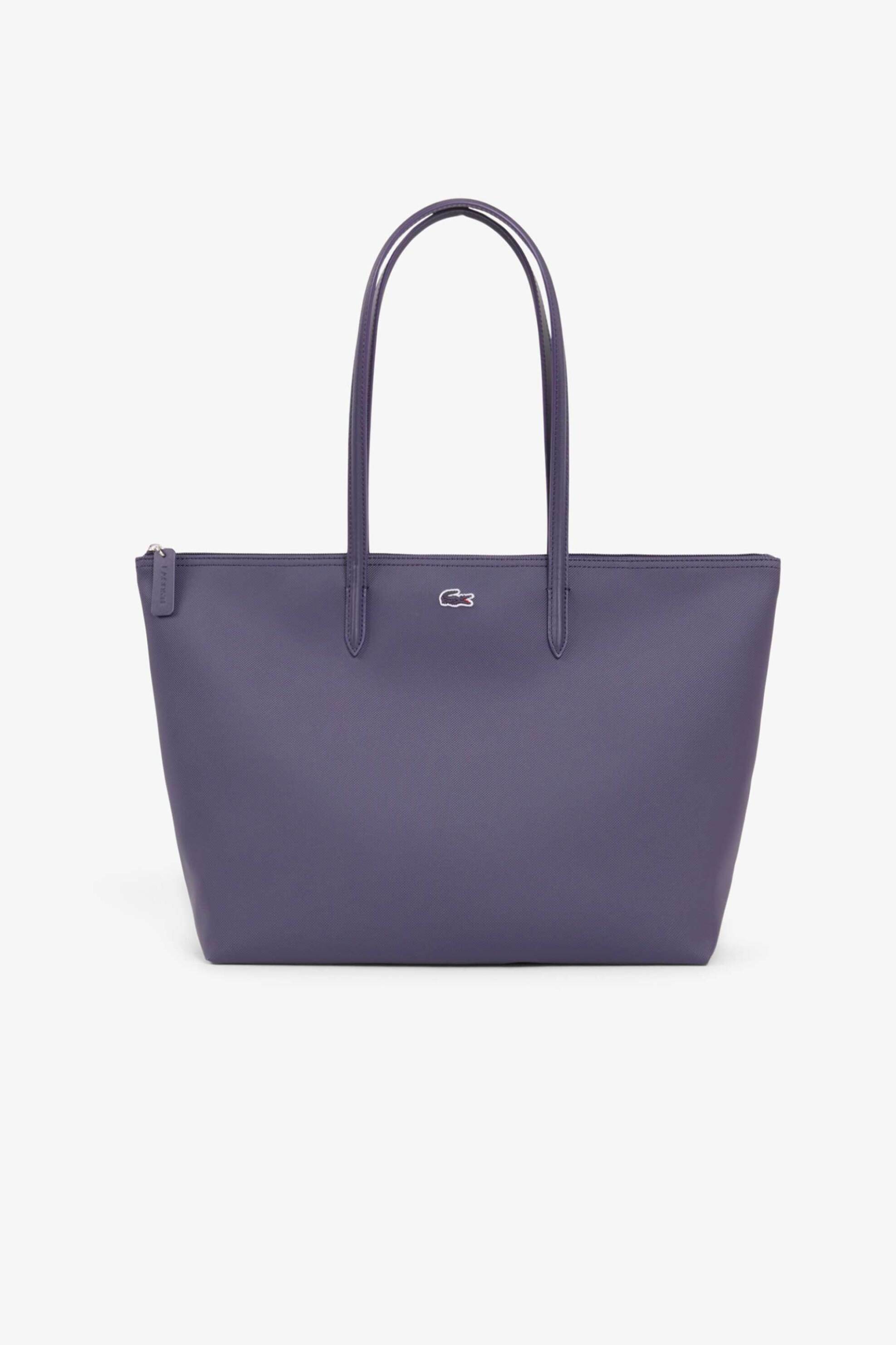 Lacoste γυναικεία τσάντα tote πικέ με λογότυπο 