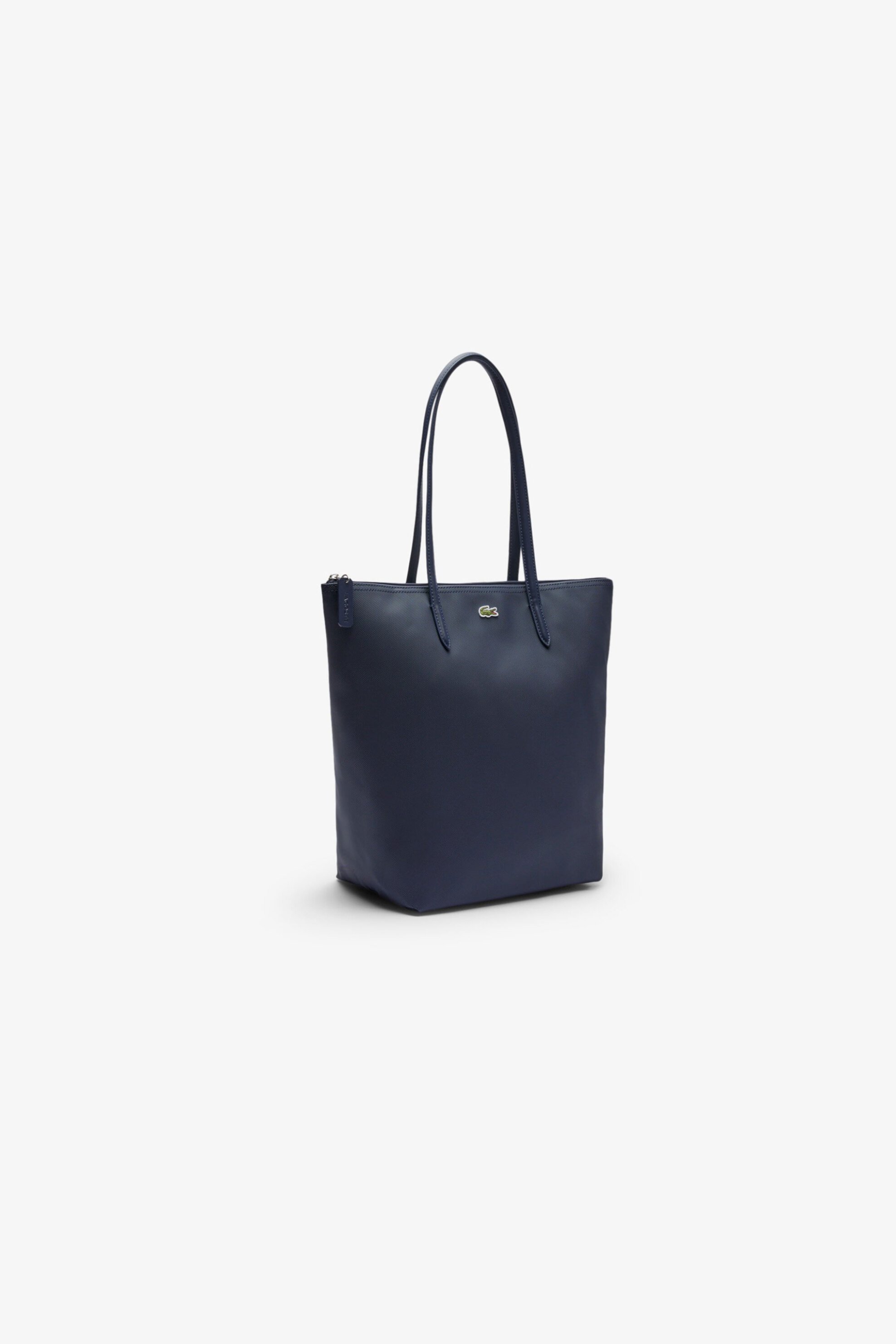 Lacoste γυναικεία τσάντα tote με ανάγλυφο λογότυπο "Concept Vertical Tote L.12.12" - NF1890PK Μπλε Σκούρο φωτογραφία
