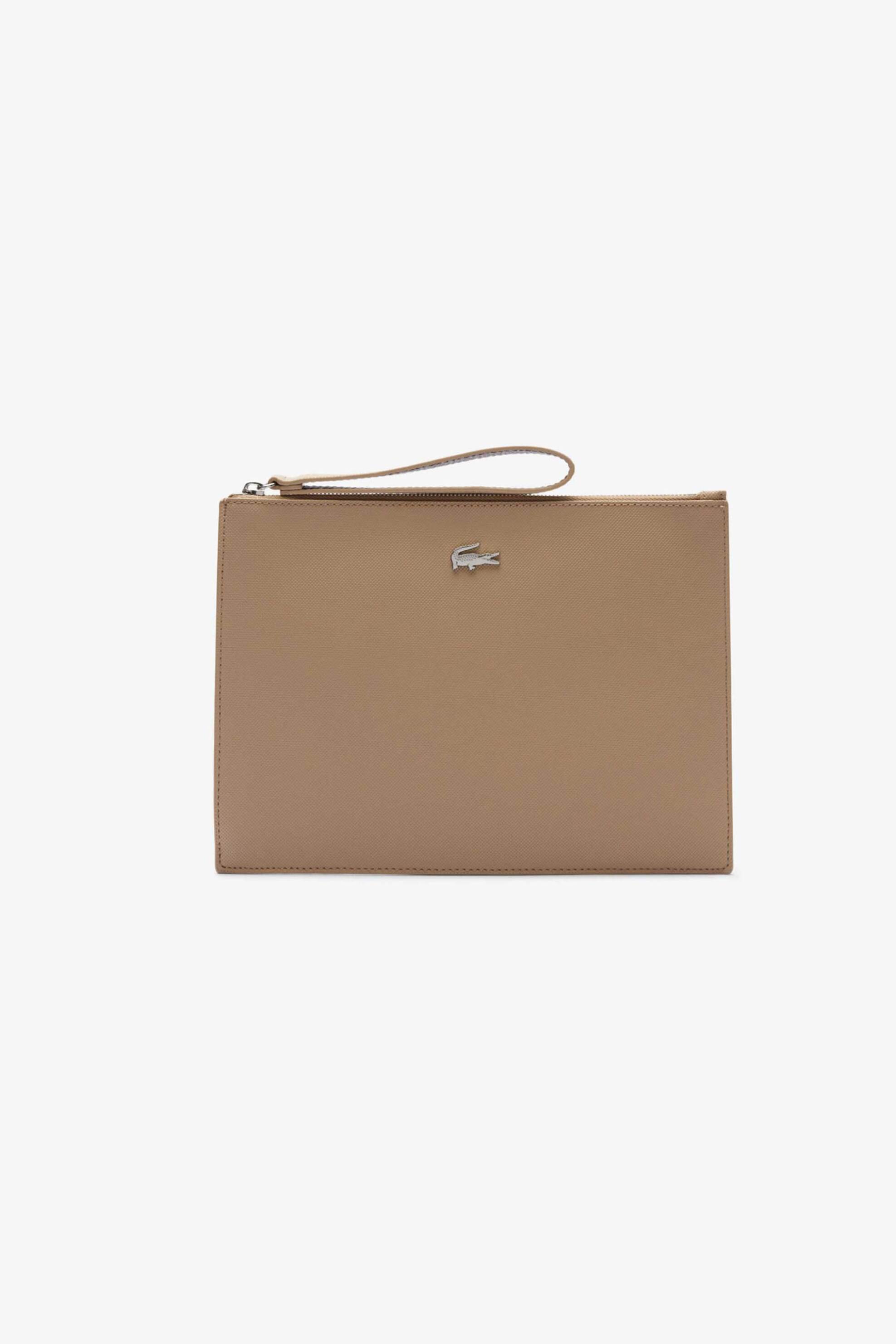 LACOSTE Lacoste γυναικείος φάκελος "Anna Coated Piqué" - NF2791AA Καφέ