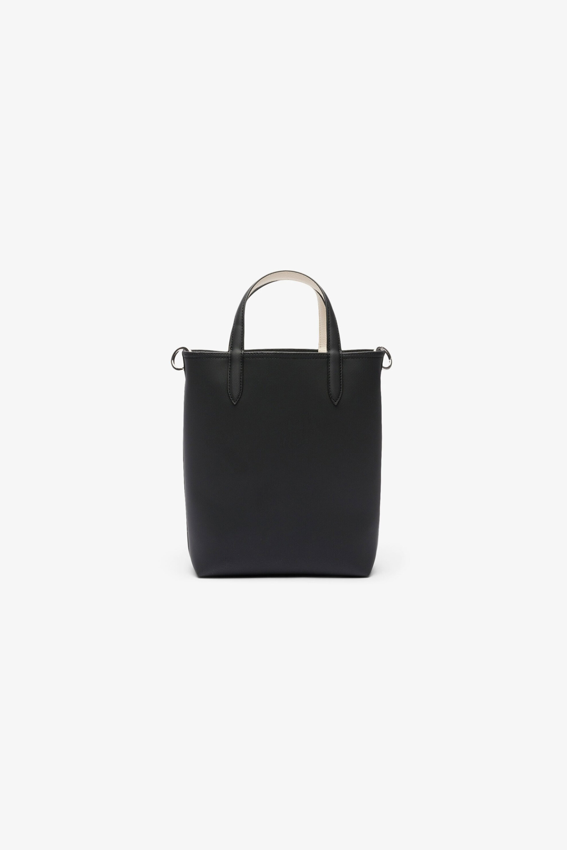 Lacoste γυναικεία crossbody τσάντα διπλής όψης "Anna Reversible Coated Canvas " - NF2991AA Ασπρόμαυρο φωτογραφία