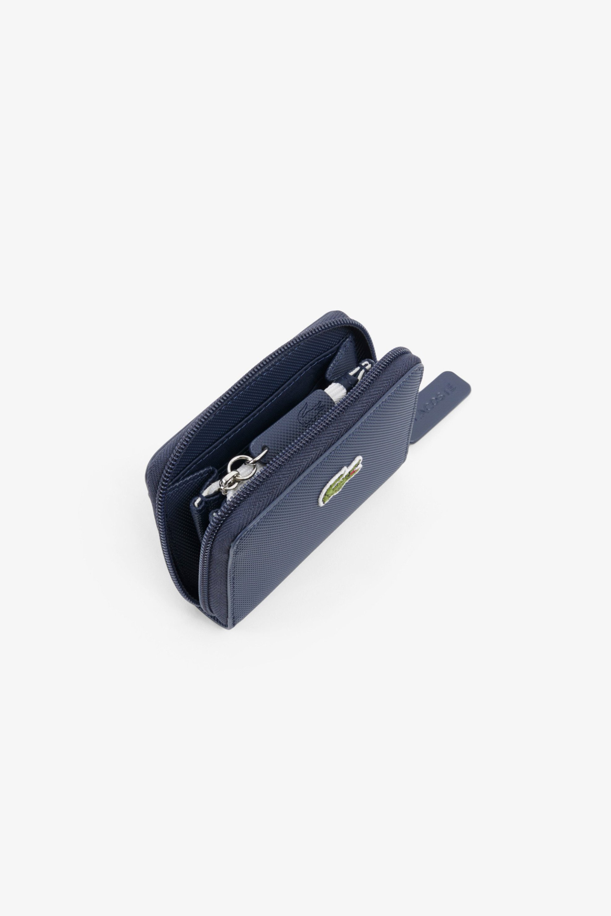 Lacoste Γυναικείο Πορτοφόλι Πικέ με Λογότυπο Small Concept L 12 - Nf4193Pk Μπλε Σκούρο