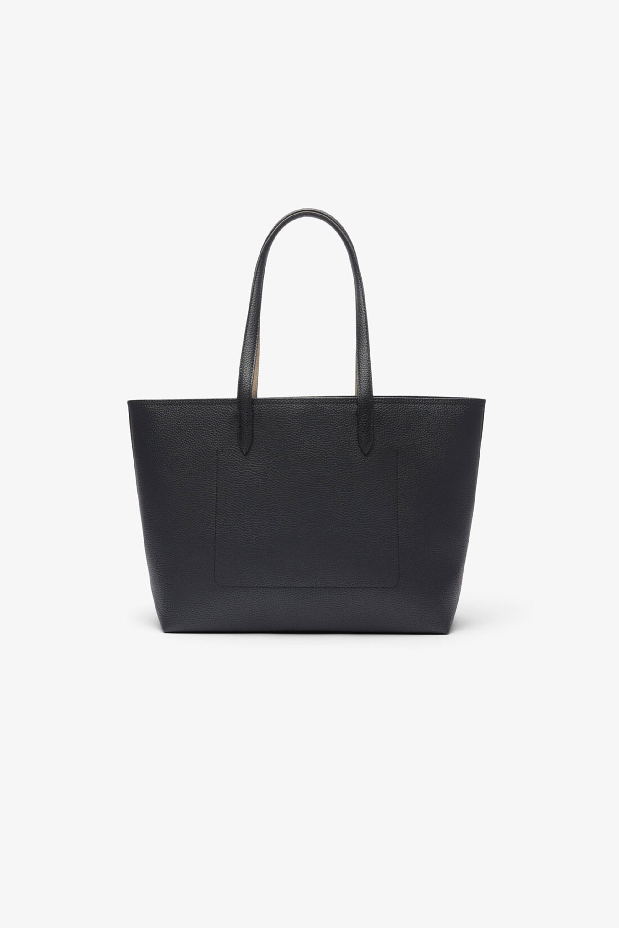Lacoste Γυναικεία Τσάντα Tote με Λογότυπο Anna - Nf4823Aa Μαύρο