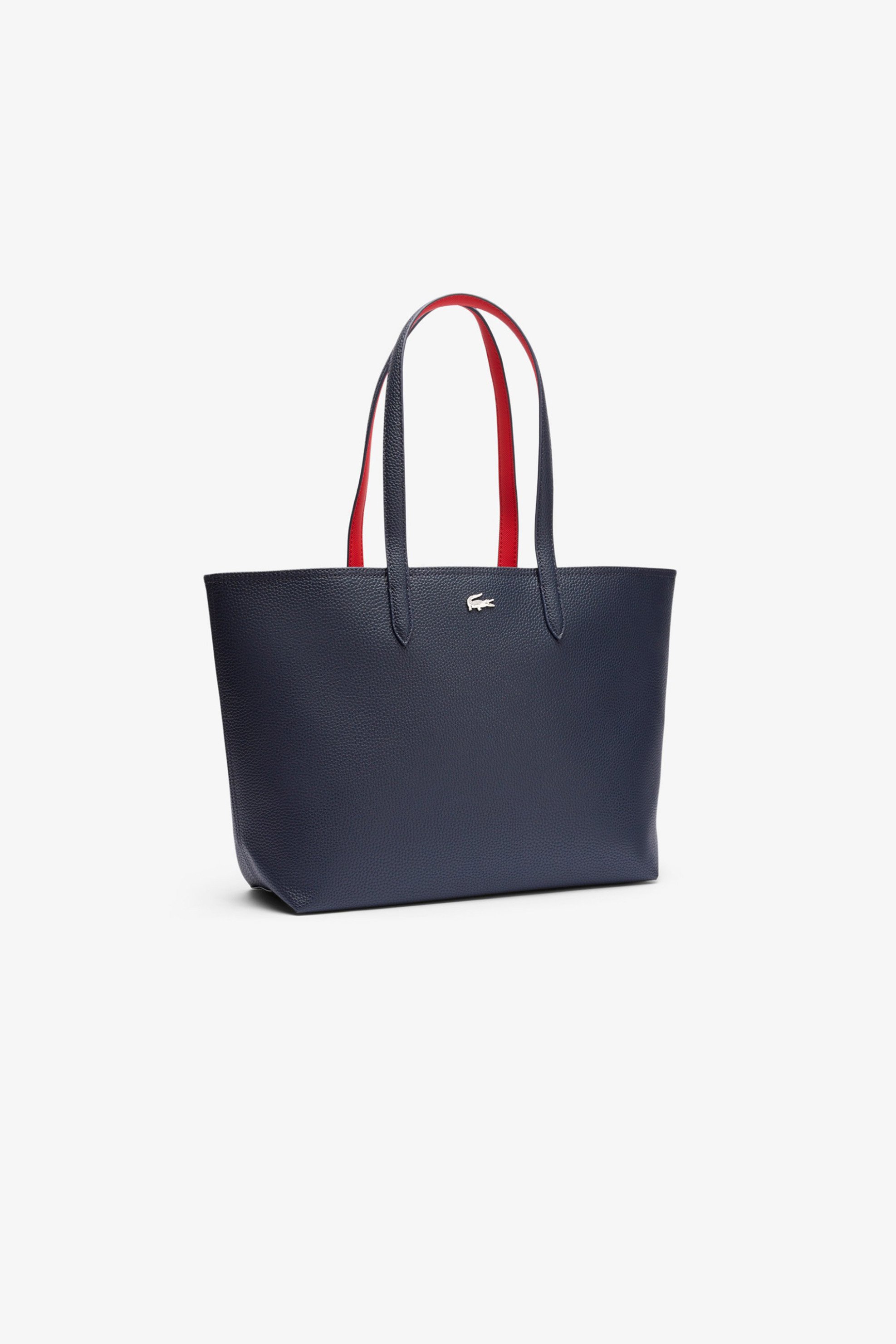Lacoste γυναικεία τσάντα tote με μεταλλικό λογότυπο 