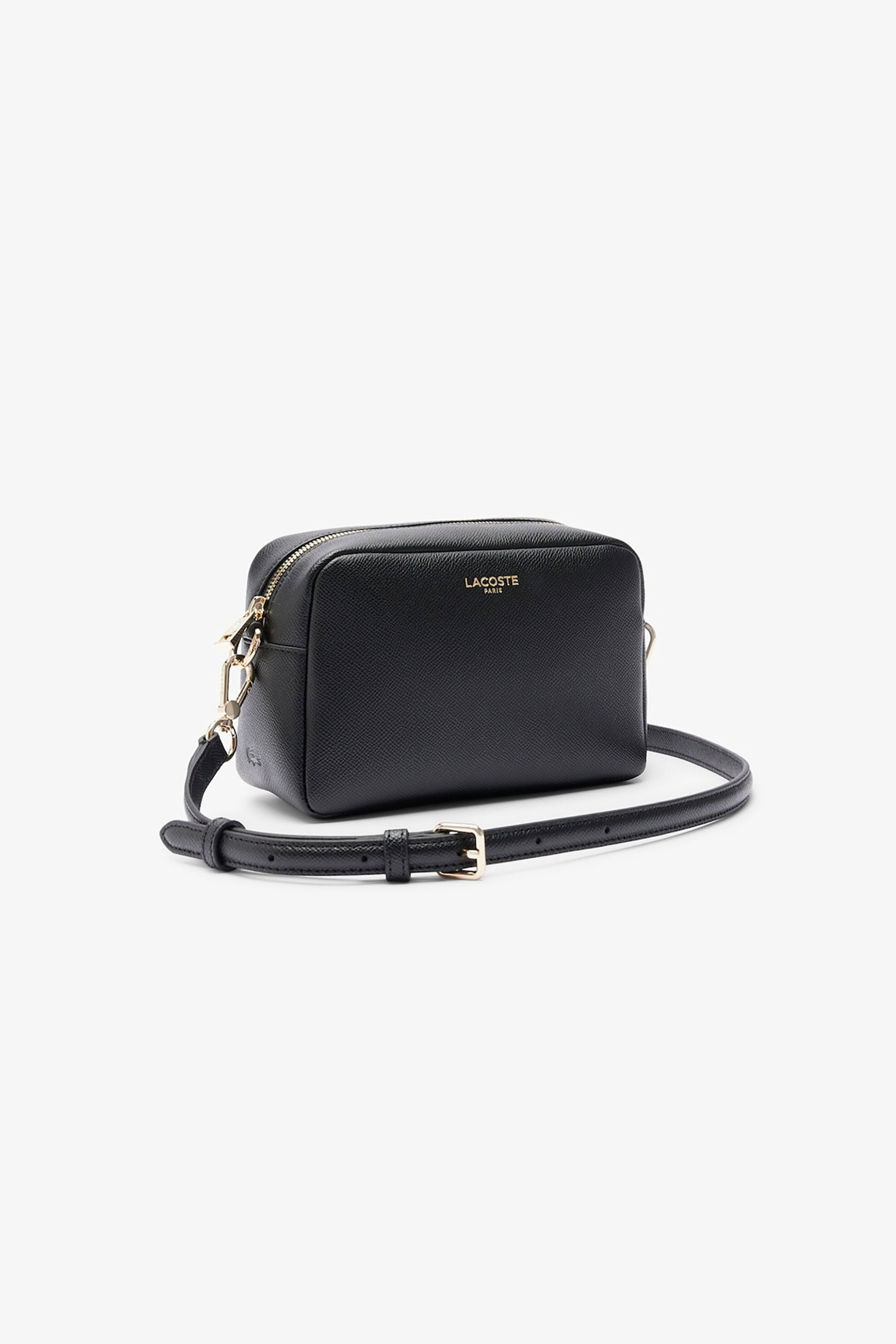 Lacoste γυναικεία τσάντα crossbody με μεταλλικό λογότυπο "Champs-Élysées" - NF5100PH Μαύρο φωτογραφία