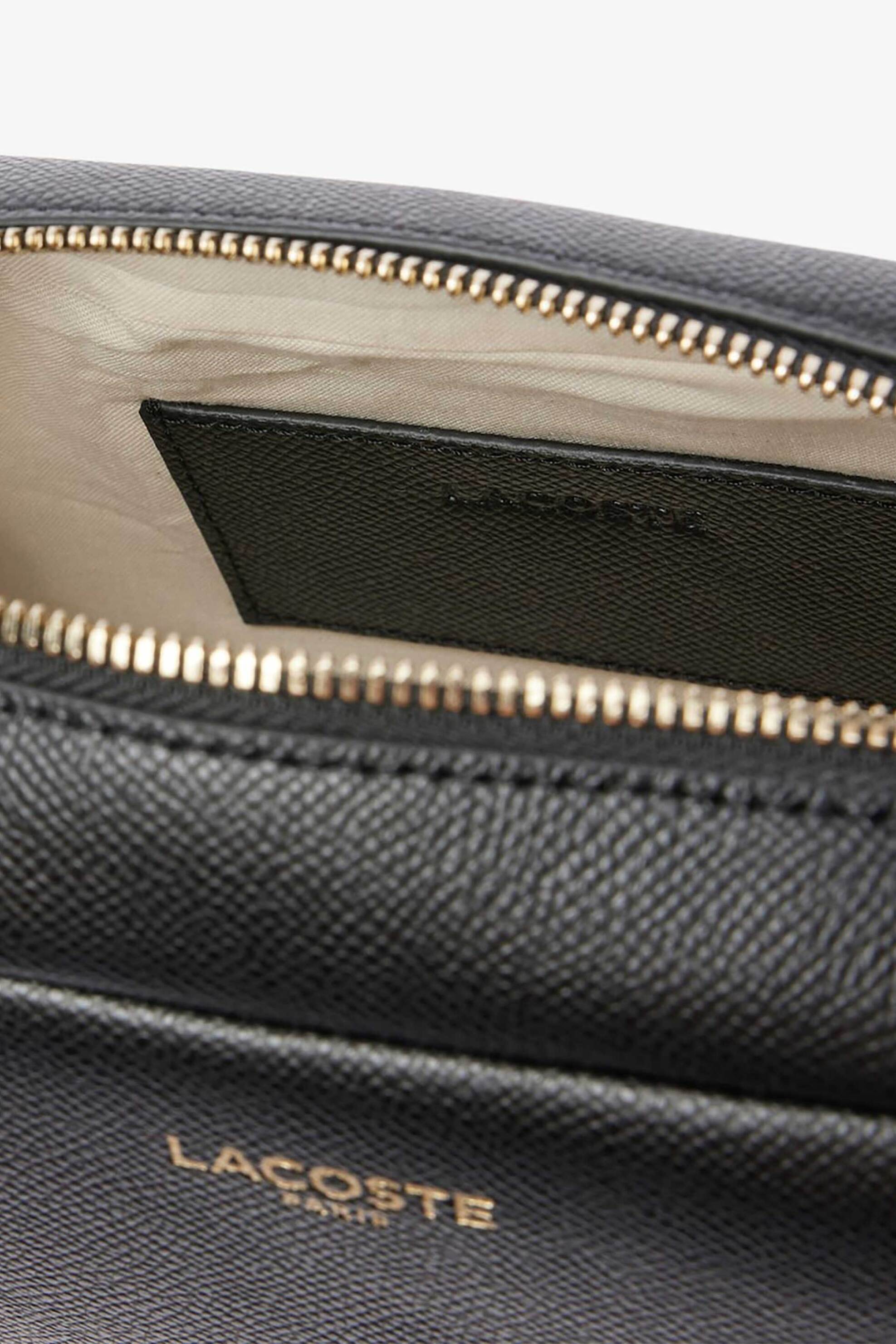 Lacoste γυναικεία τσάντα crossbody με μεταλλικό λογότυπο "Champs-Élysées" - NF5100PH Μαύρο φωτογραφία