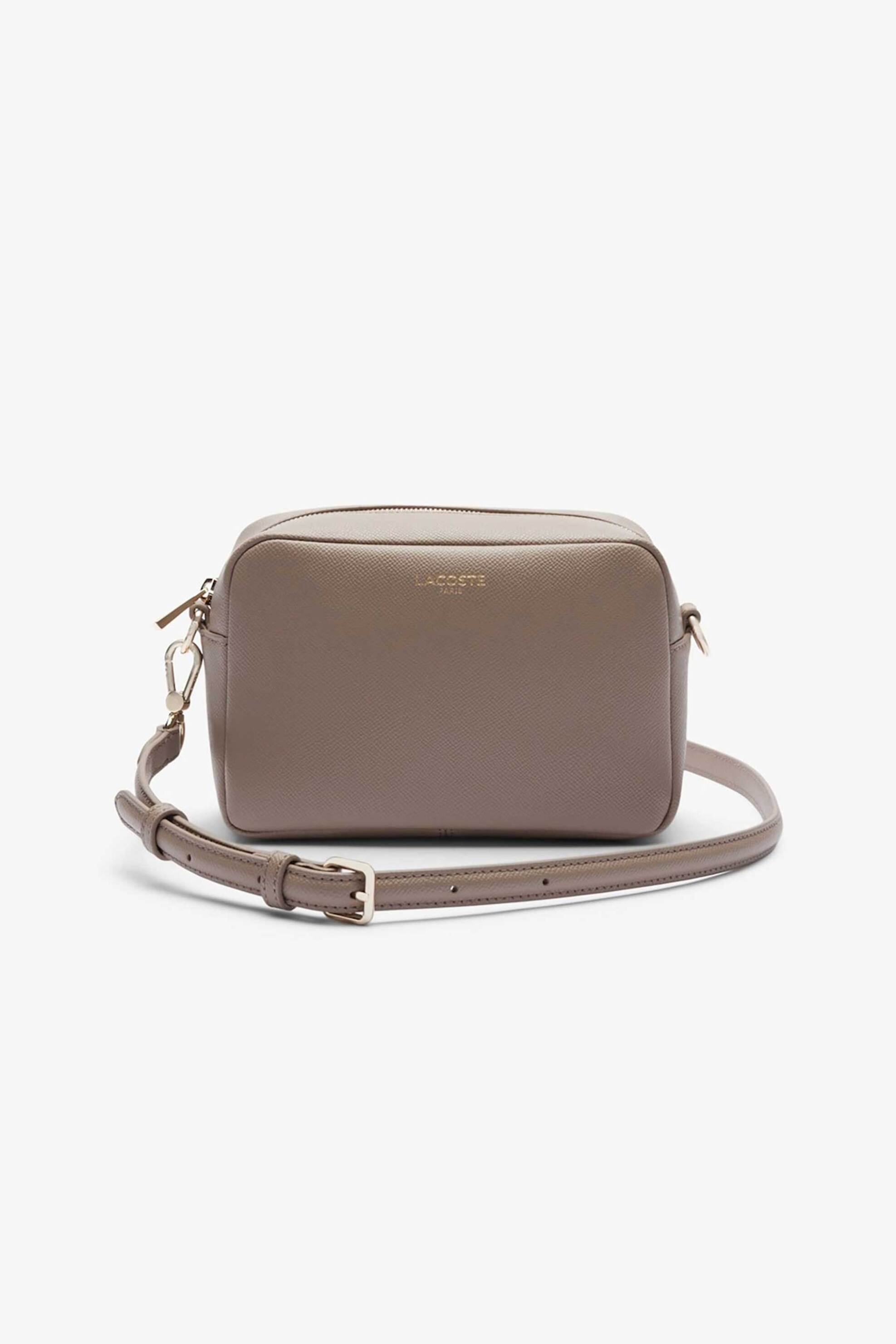 LACOSTE Lacoste γυναικεία τσάντα crossbody με μεταλλικό λογότυπο "Champs-Élysées" - NF5100PH Καμηλό