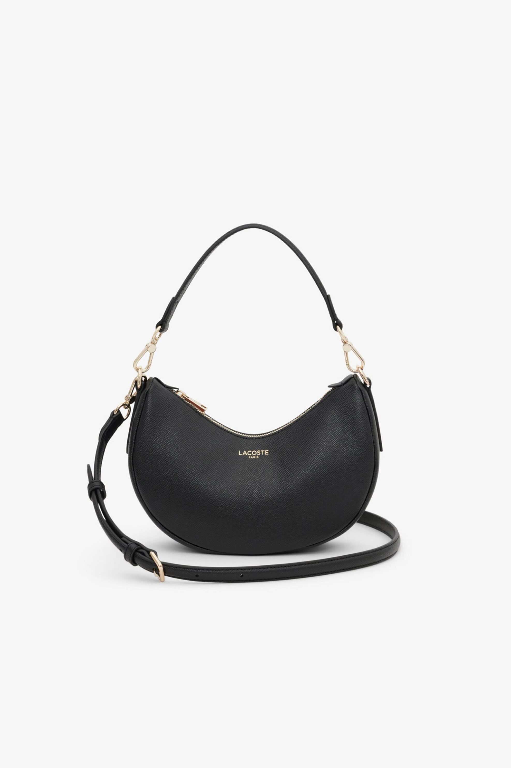 Lacoste Lacoste γυναικεία δερμάτινη τσάντα ώμου με λογότυπο 