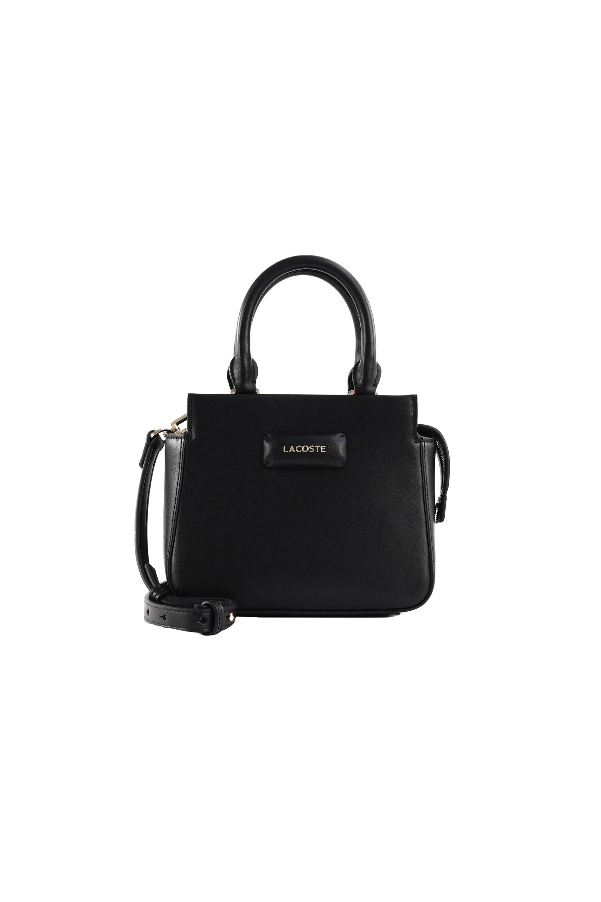 Lacoste γυναικεία τσάντα χειρός με χρυσές λεπτομέρειες - NF5155AU Μαύρο