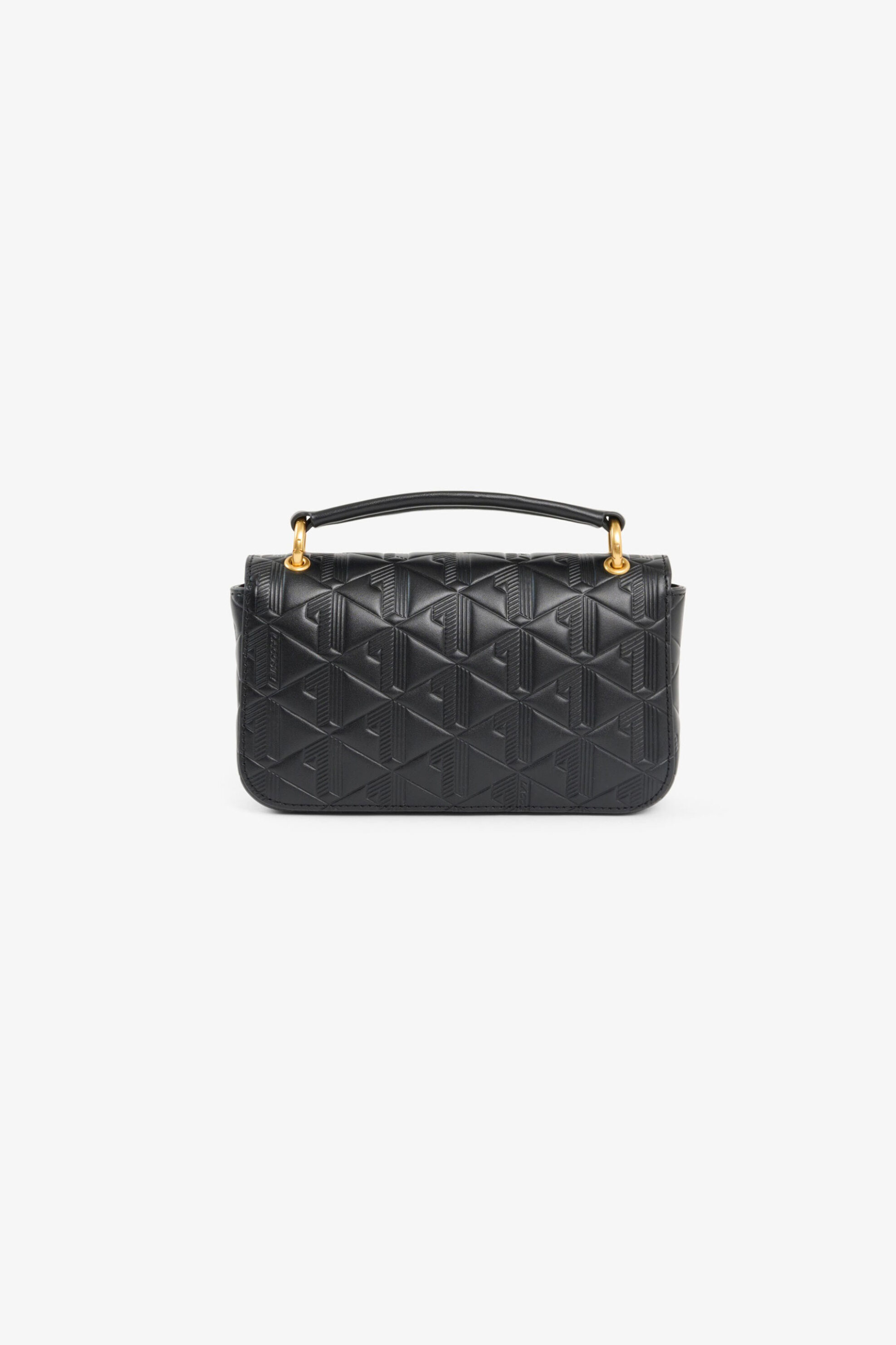 Lacoste Γυναικείο Mini Bag με All-Over Monogram Maheki - Nf5222Mh Μαύρο