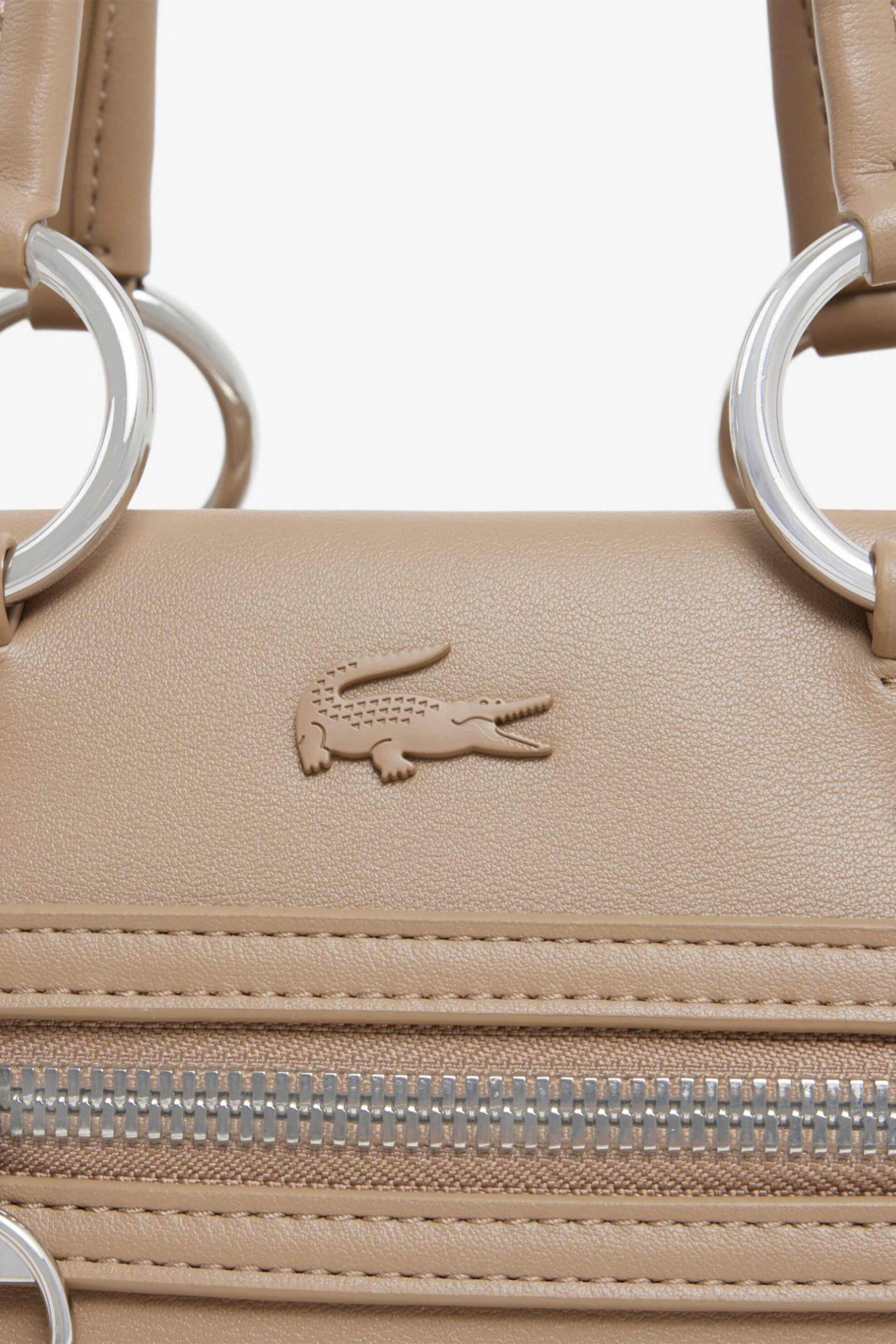 LACOSTE Lacoste γυναικεία τσάντα χειρός με λογότυπο "Celys Small" - NF5230AQ Καμηλό - 3