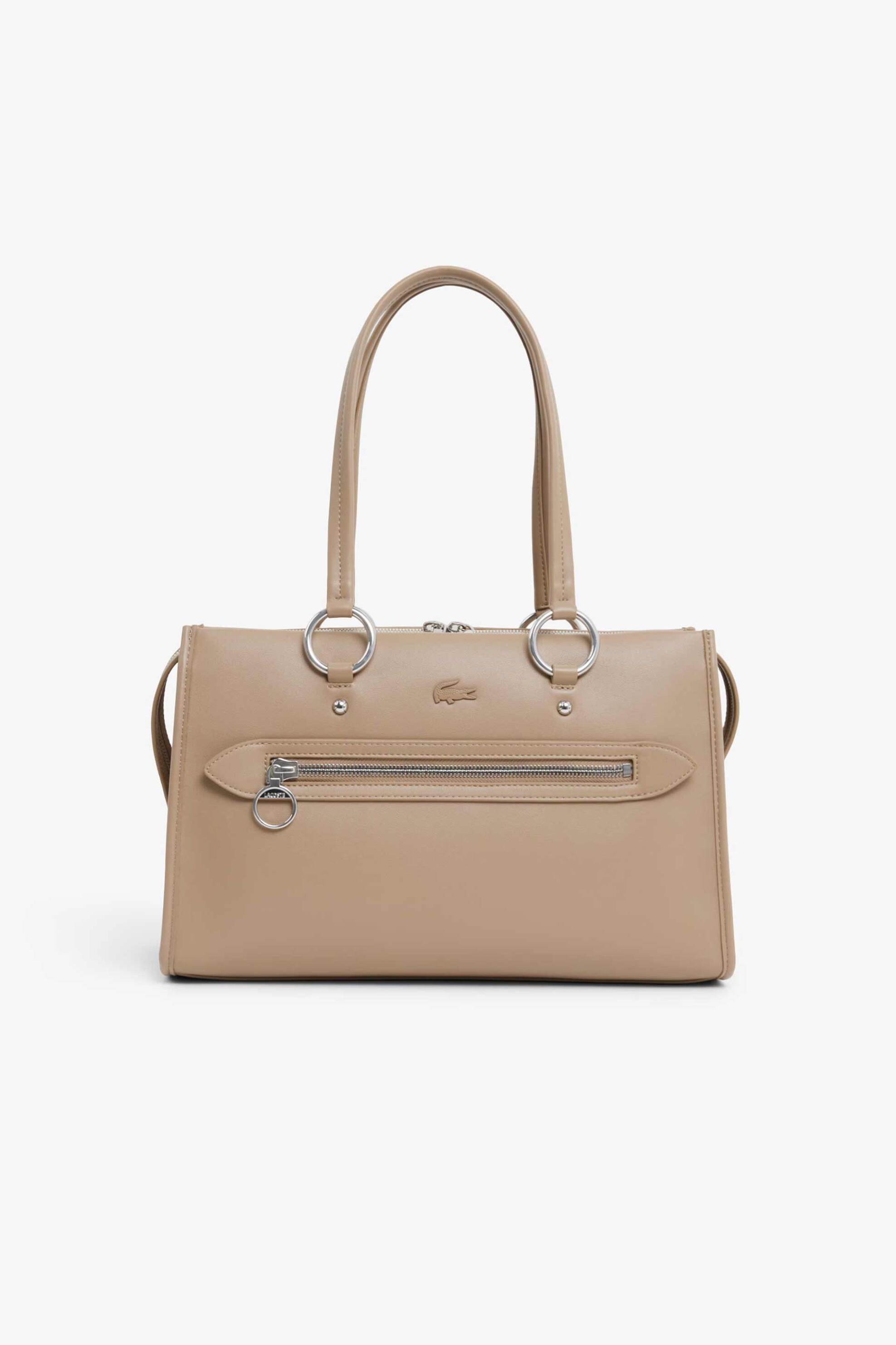 Lacoste γυναικεία τσάντα χειρός με λογότυπο "Celys Medium" - NF5231AQ Καμηλό