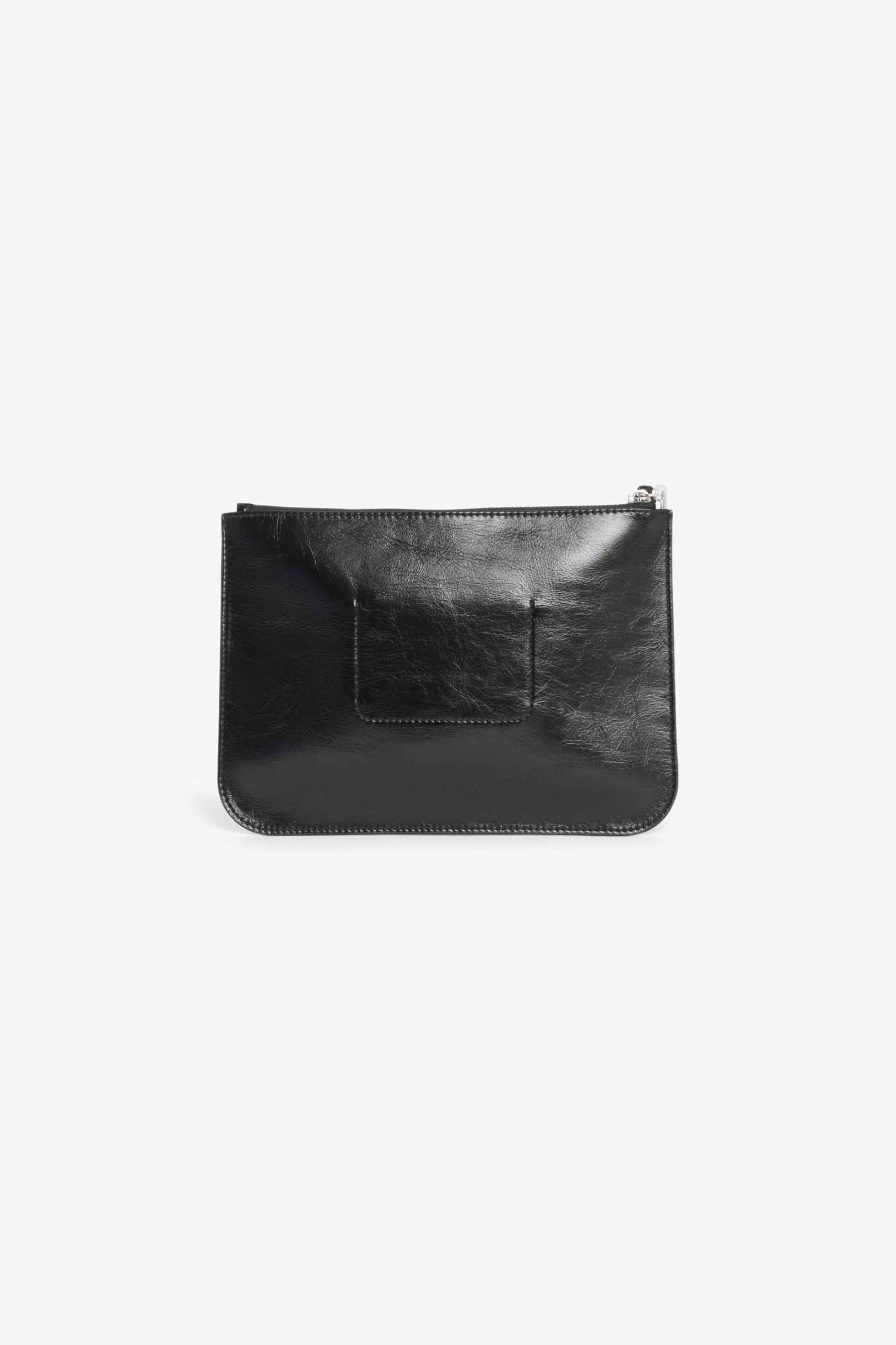 Lacoste Γυναικεία Τσάντα Clutch με Λογότυπο Lite Glossy - Nf5322Ax Μαύρο