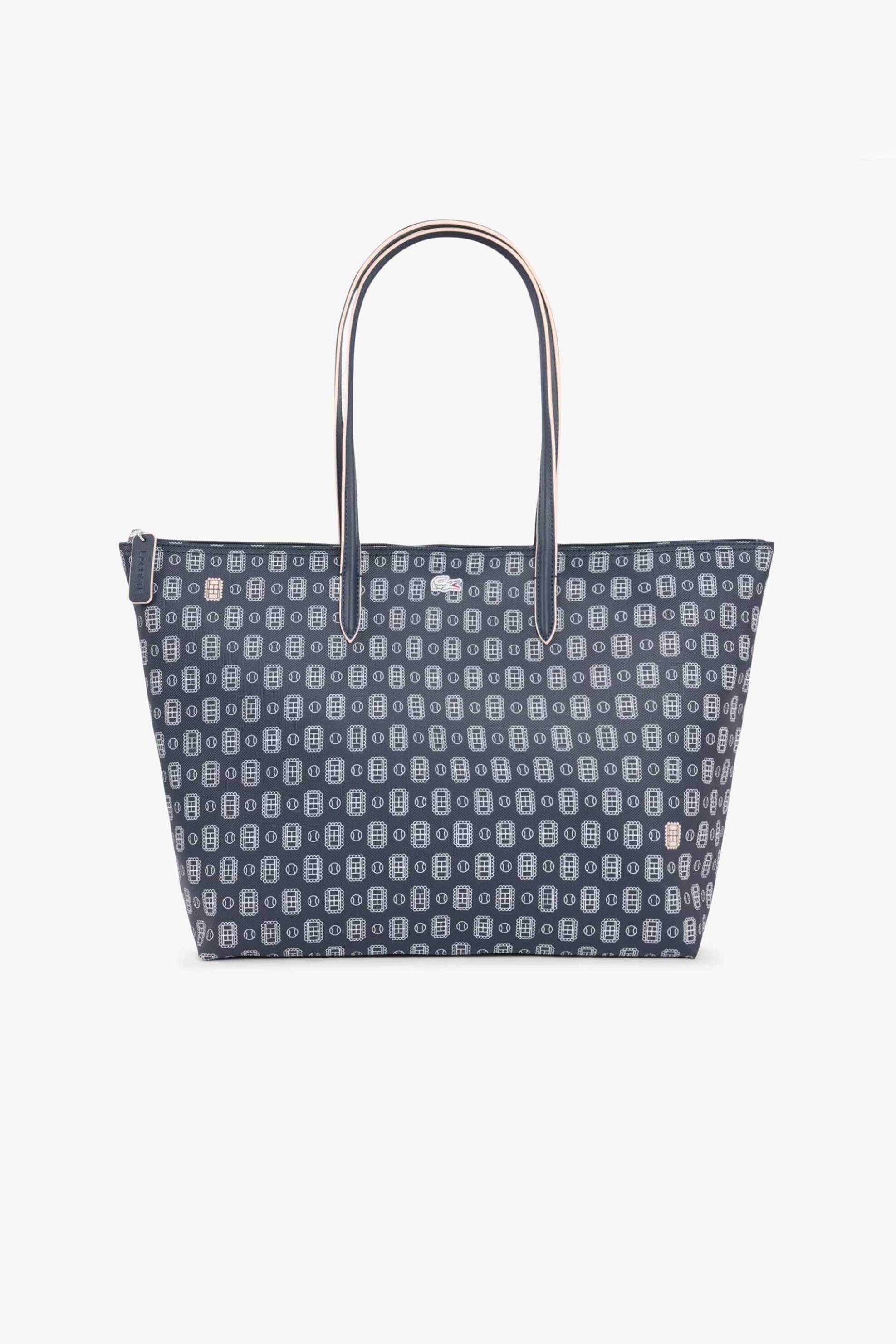 Lacoste γυναικεία τσάντα tote πικέ με all-over print 
