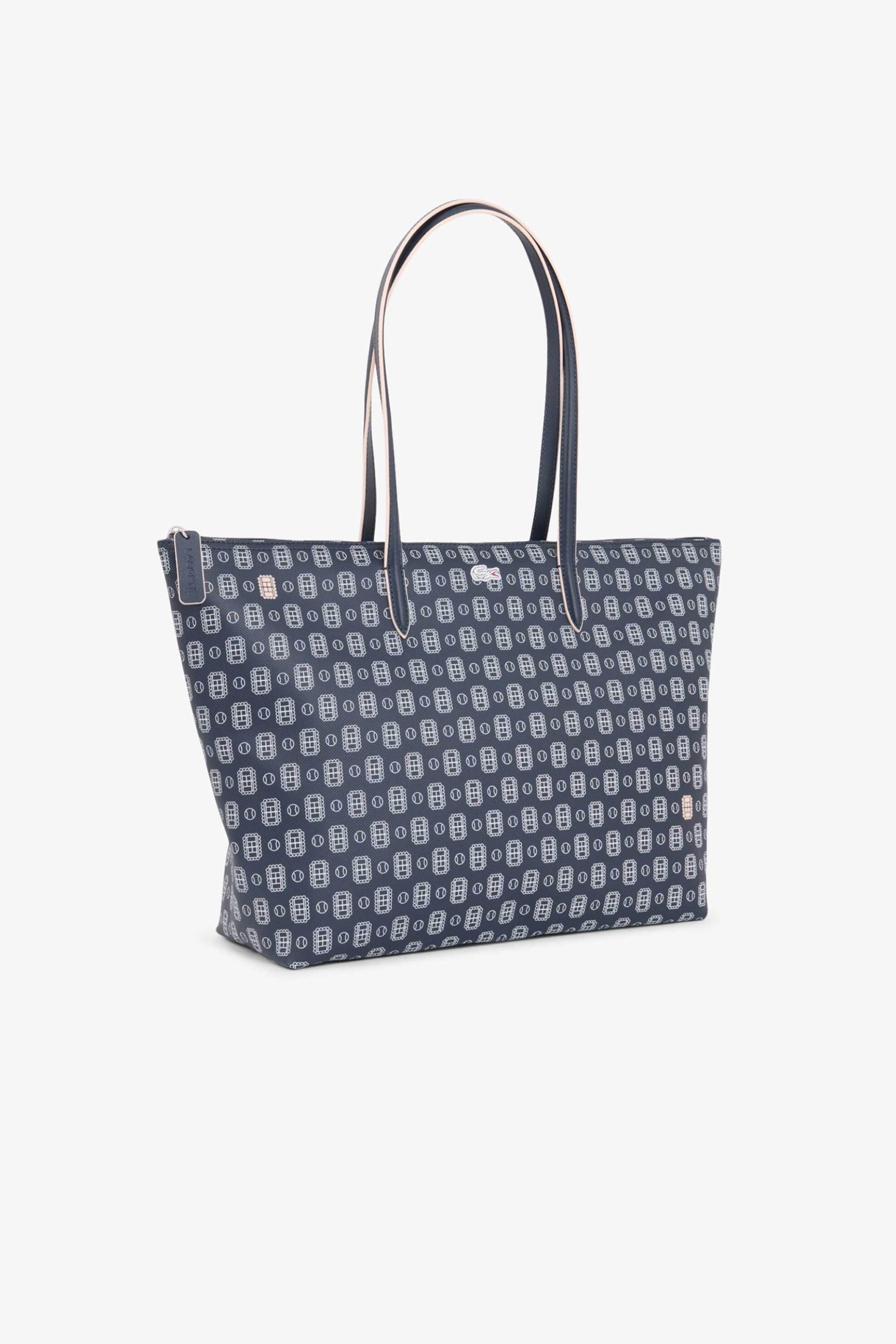Lacoste γυναικεία τσάντα tote πικέ με all-over print 