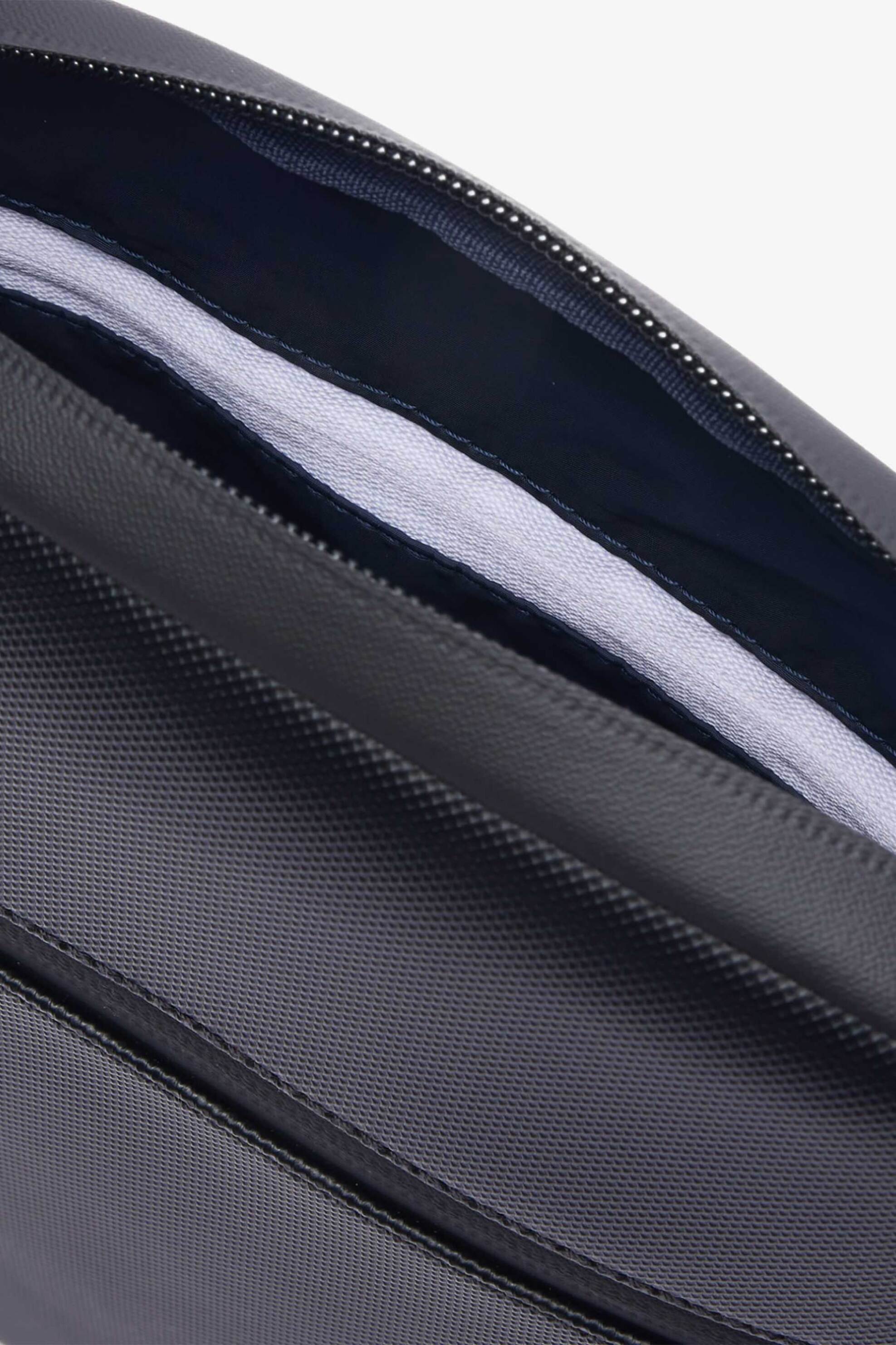Lacoste Ανδρικό Τσαντάκι Crossbody με Λογότυπο Lcst Petit Pique Crossover Medium - Nh3308Lv Μαύρο