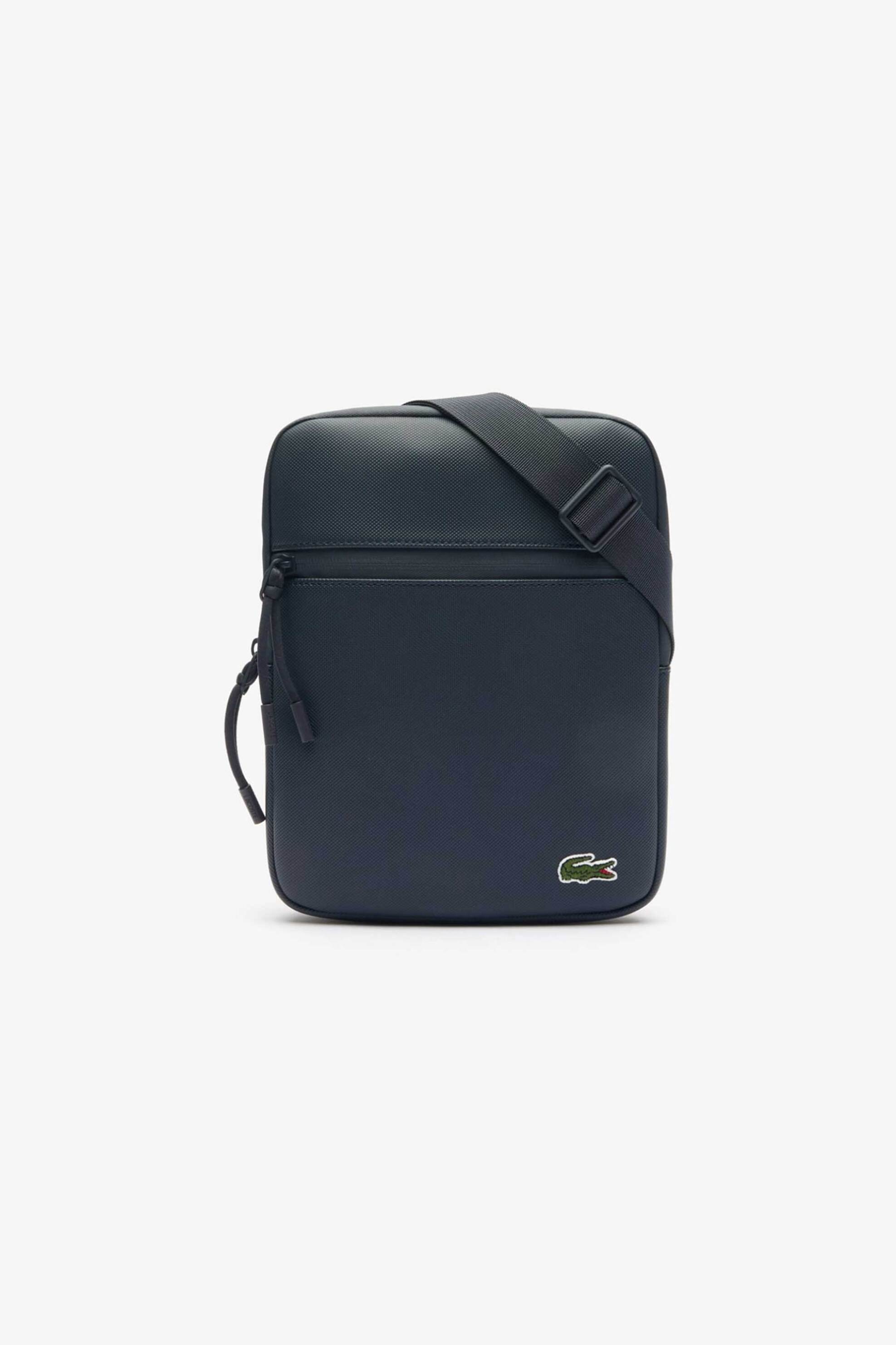 Lacoste ανδρικό τσαντάκι crossbody με λογότυπο "LCST Petit Pique Crossover Medium" - NH3308LV Μπλε Σκούρο