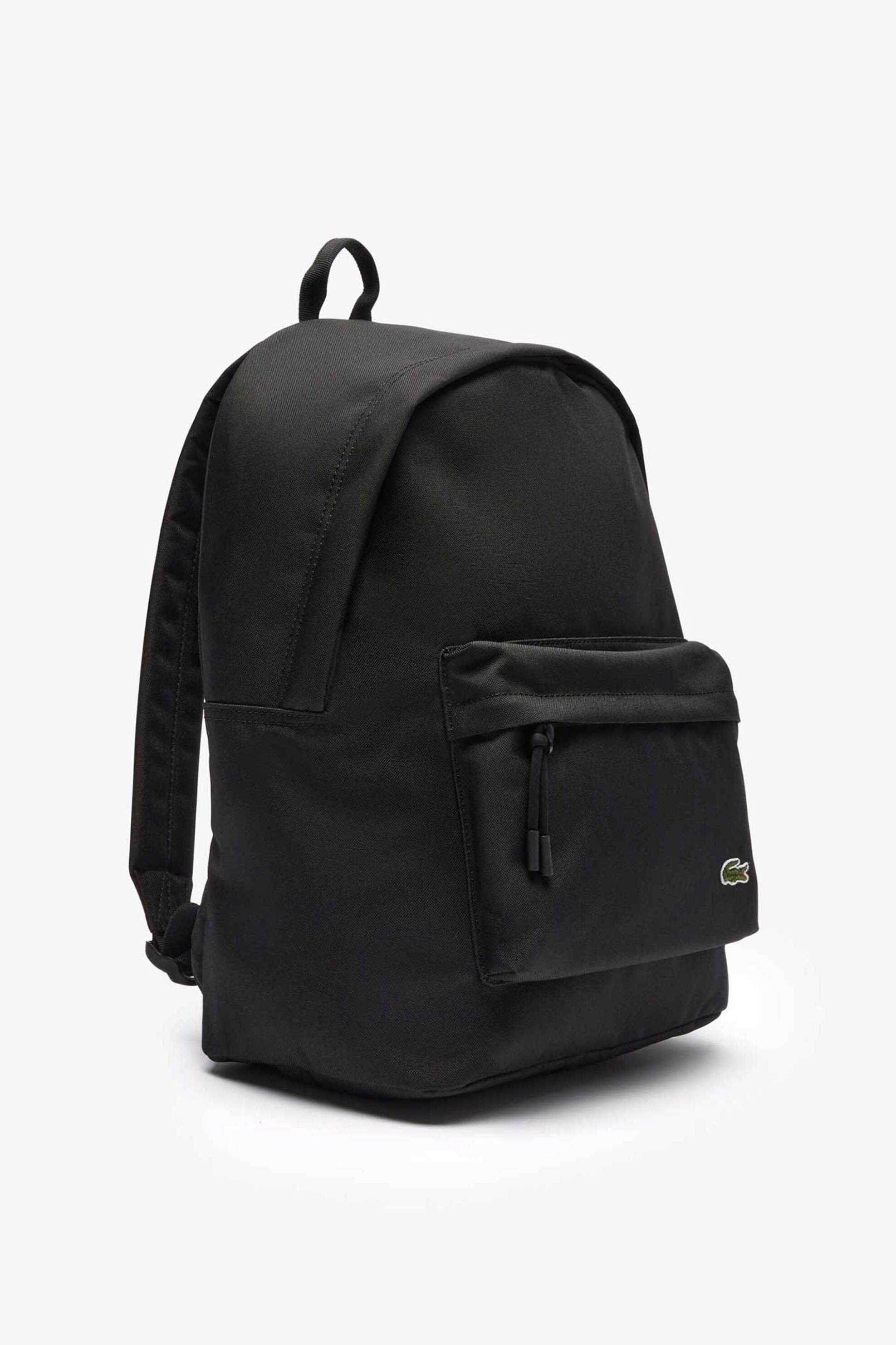 Lacoste unisex backpack με κεντημένο λογότυπο "Neocroc" - NU4592NE Μαύρο φωτογραφία