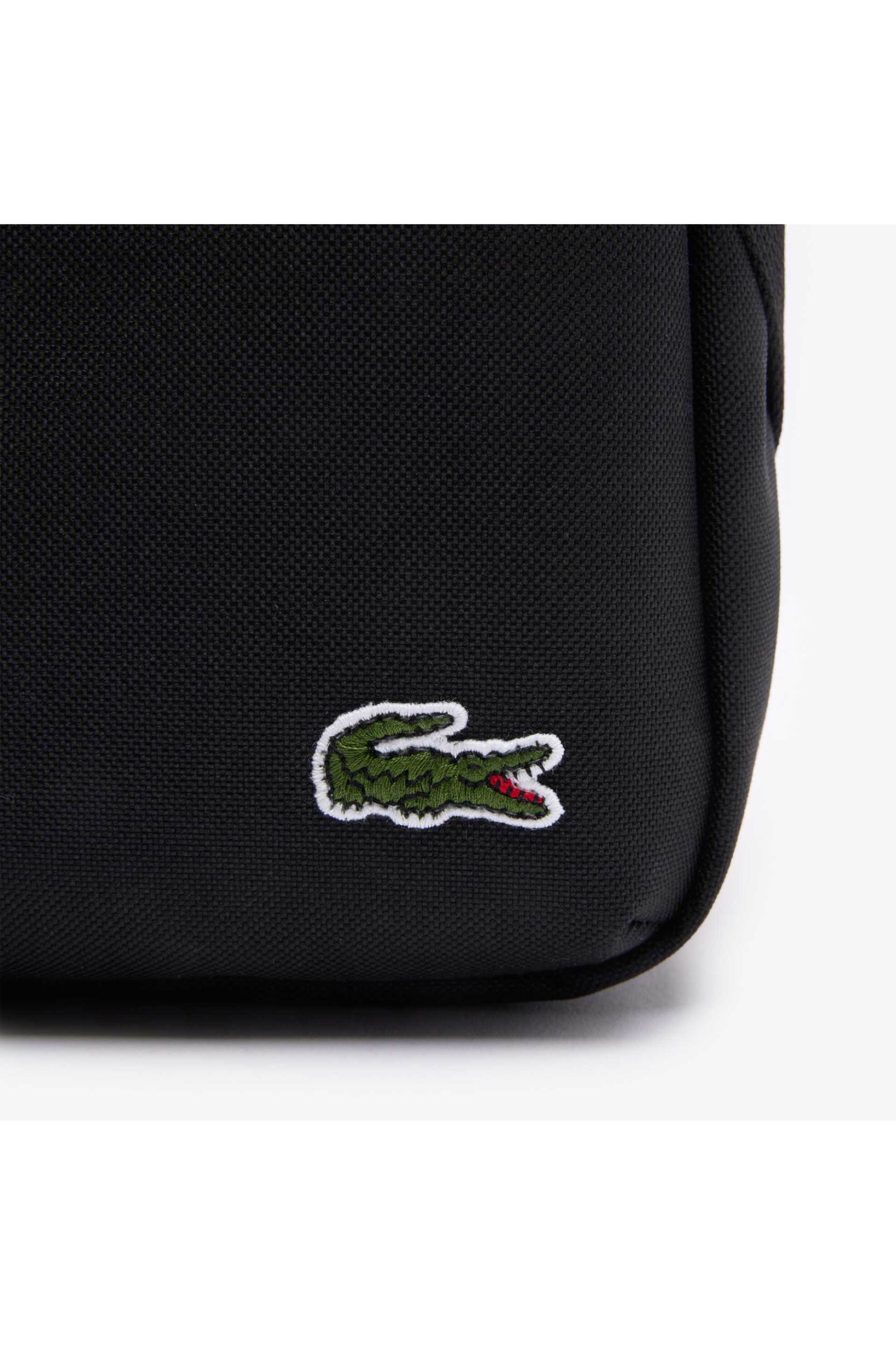 Lacoste unisex τσαντάκι crossbody με κεντημένο λογότυπο "Neocroc" - NU4686NZ Μαύρο φωτογραφία
