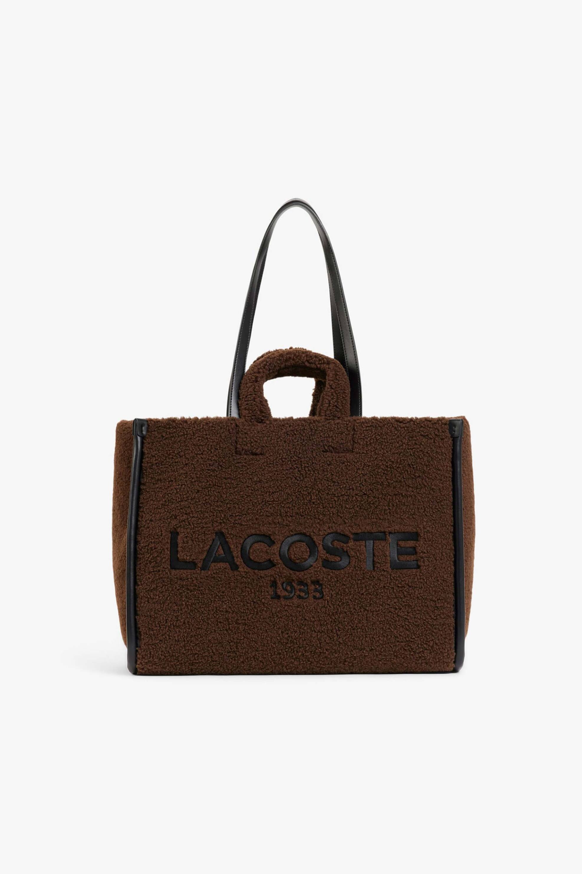 LACOSTE Lacoste γυναικεία τσάντα tote μπουκλέ με λογότυπο "Lars" - NU5117HX Καφέ