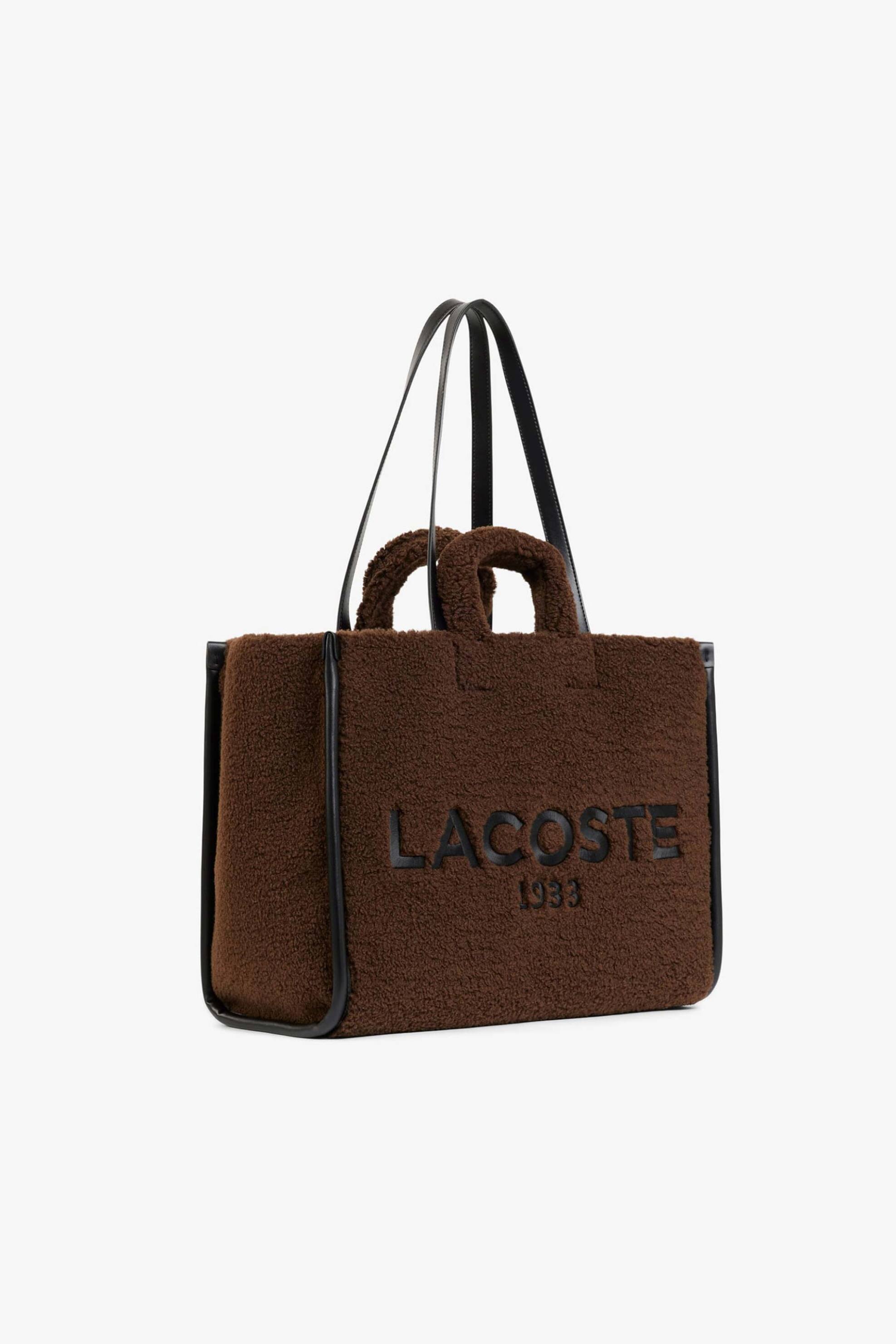 Lacoste γυναικεία τσάντα tote μπουκλέ με λογότυπο 