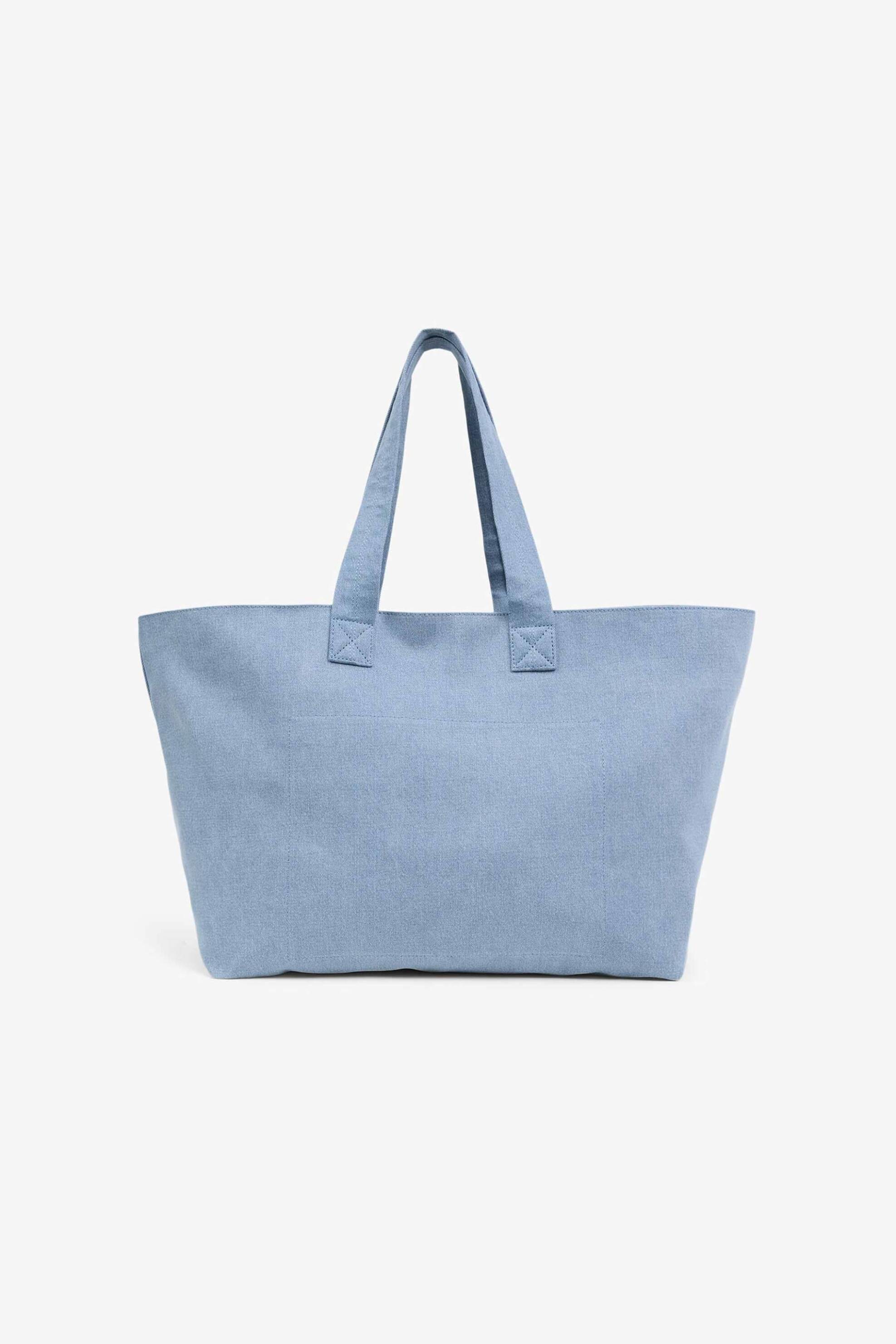 Lacoste Γυναικεία Τσάντα Tote με Λογότυπο XL Summer Pack - Nu5241Pb Μπλε Ανοιχτό