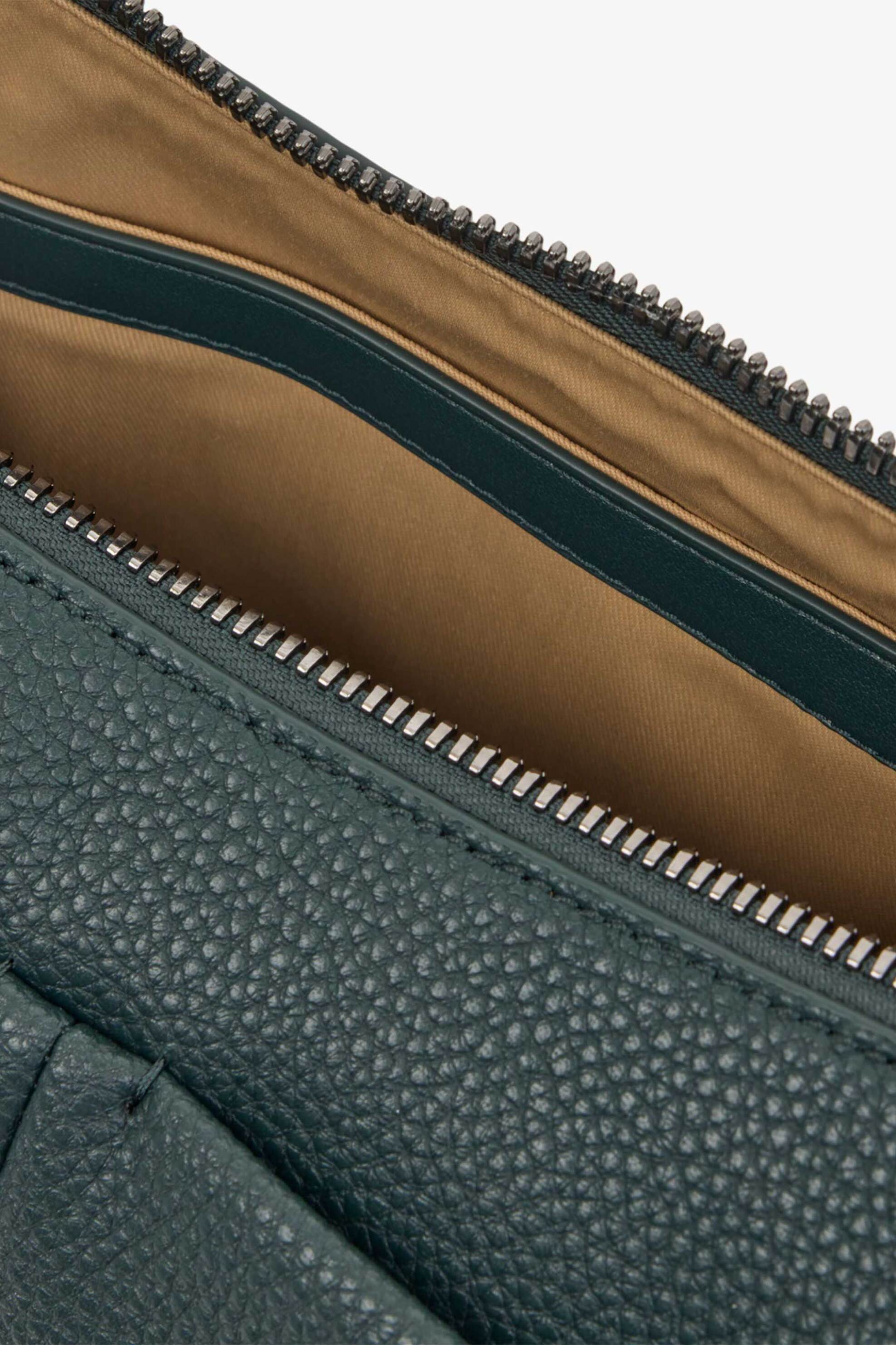 Lacoste Unisex Τσάντα Crossbody με Λογότυπο Magnus Travel - Nu5390Gu Πράσινο Σκούρο
