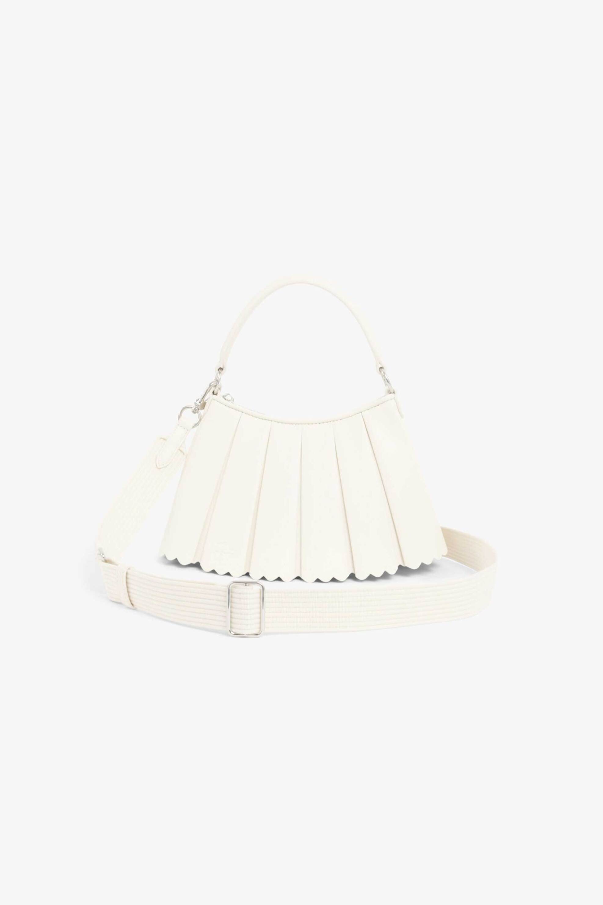 Lacoste γυναικεία δερμάτινη τσάντα χειρός/crossbody με λογότυπο 