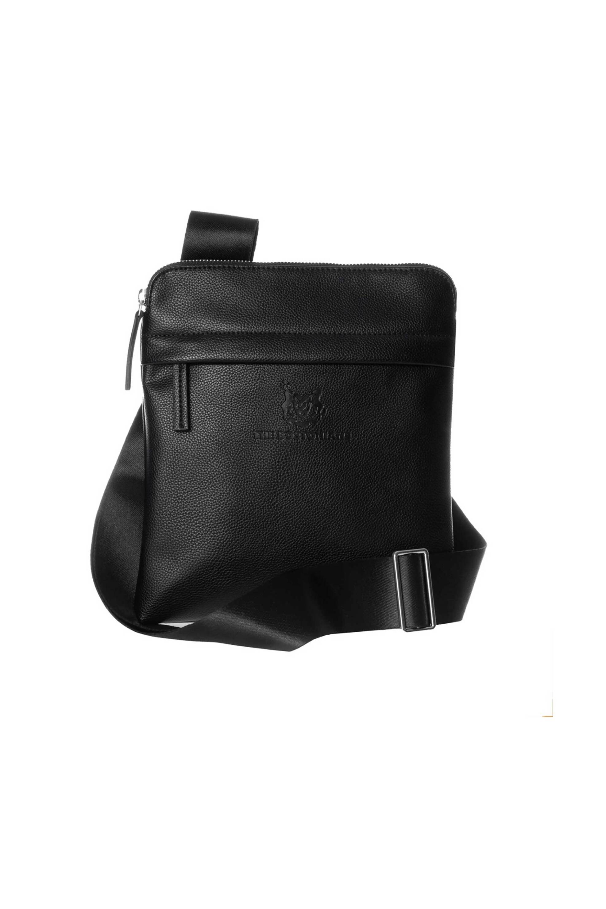 THE BOSTONIANS The Bostonians ανδρικό τσαντάκι crossbody με λογότυπο - PCR433 Μαύρο