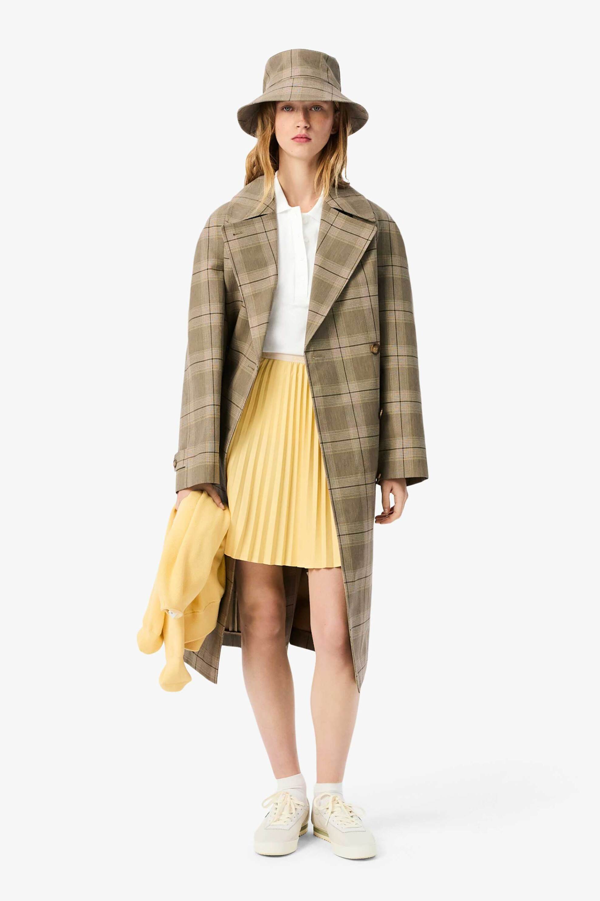 Lacoste γυναικεία μπλούζα πόλο πικέ με ton-sur-ton κεντημένο λογότυπο Slim Fit - PF5464 Λευκό φωτογραφία