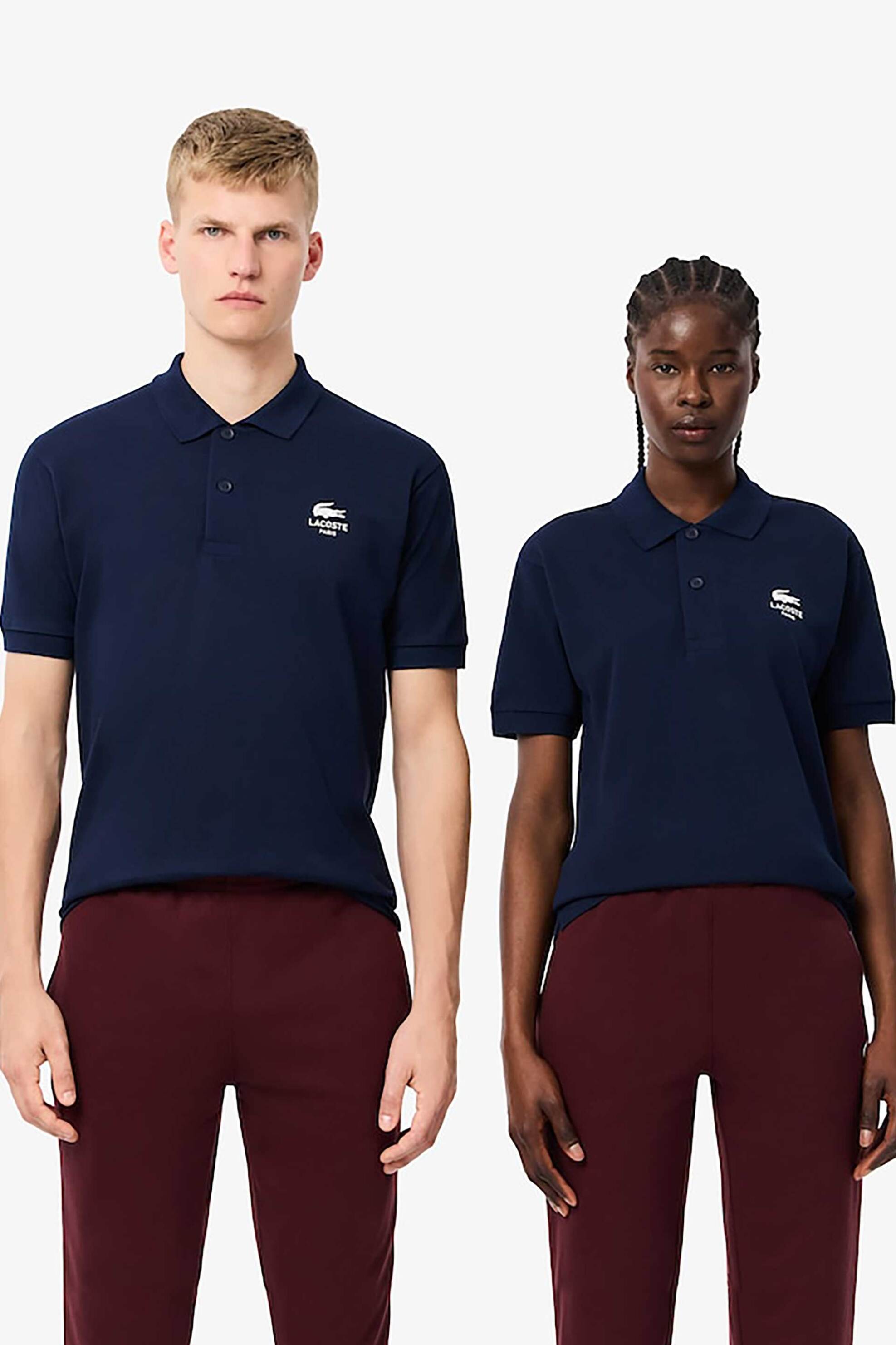 Lacoste unisex μπλούζα πόλο πικέ κοντομάνικη με κεντημένο λογότυπο Classic Fit - PH2723-00 Μπλε Σκούρο