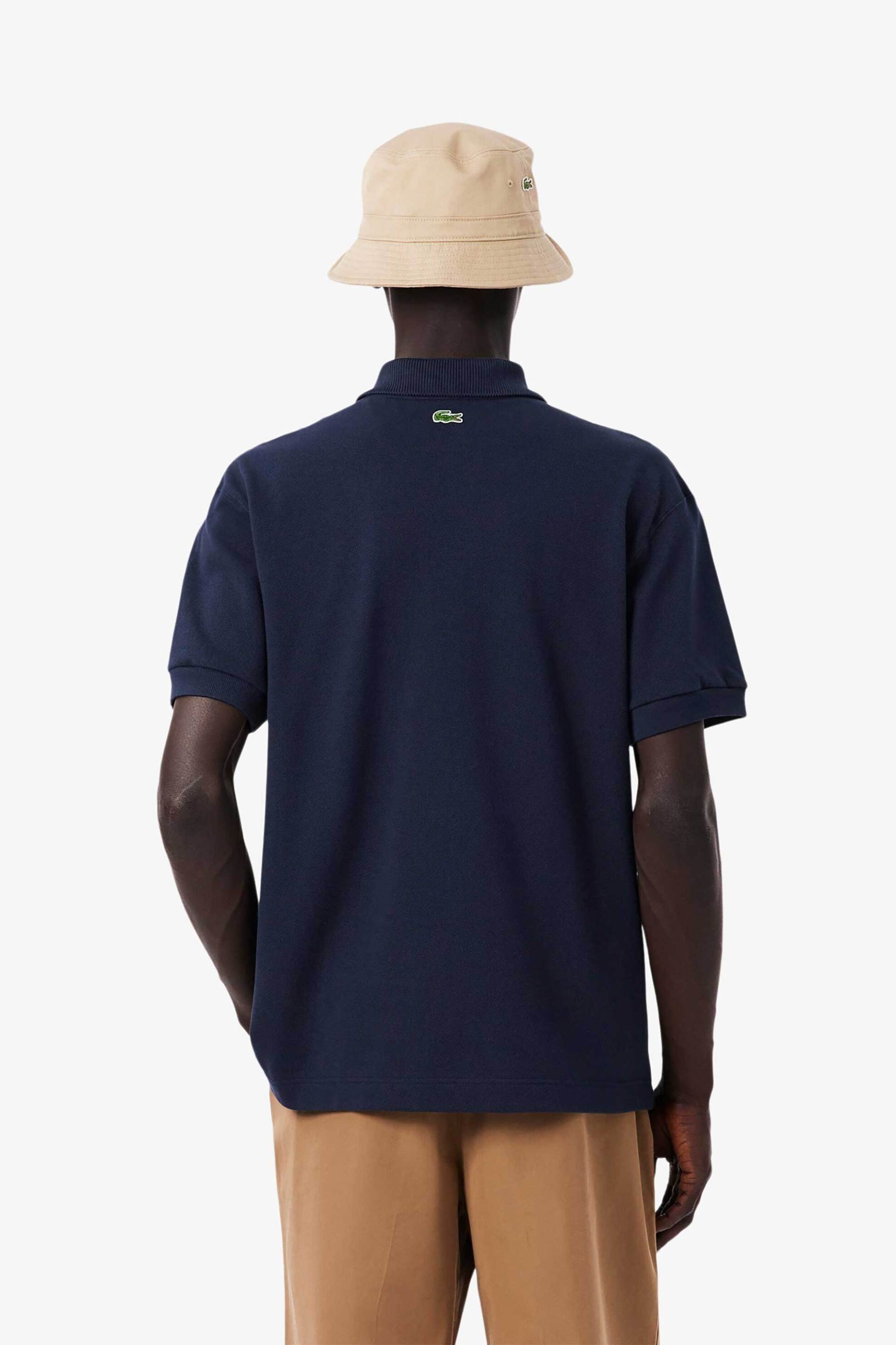 Lacoste Ανδρική Μπλούζα Πόλο Πικέ με Κεντημένο Λογότυπο Classic Fit - Ph8622 Μπλε Σκούρο