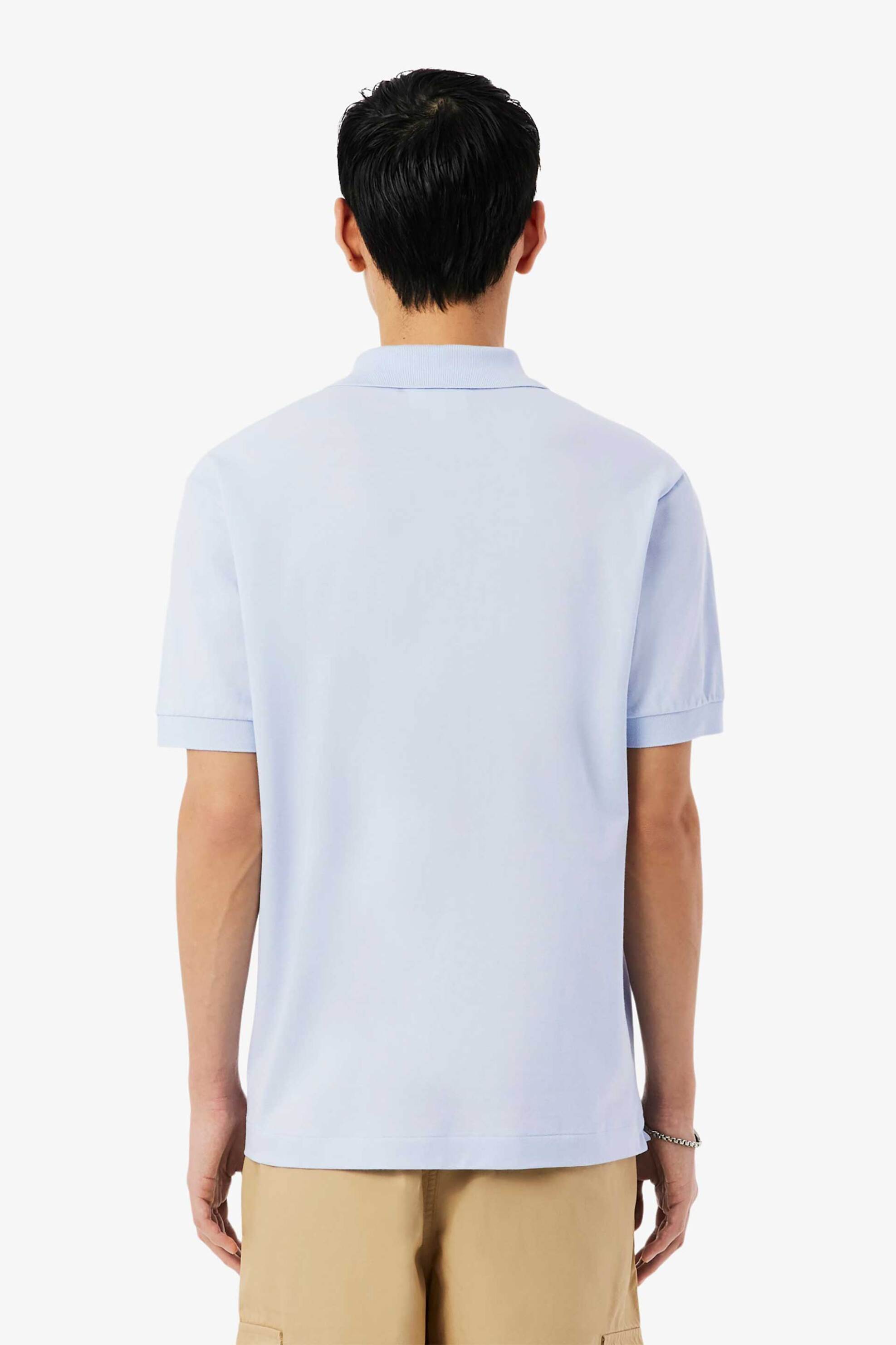 Lacoste Ανδρική Μπλούζα Πόλο Πικέ Κοντομάνικη με Κεντημένο Λογότυπο Classic Fit - Ph9851-00 Σιελ