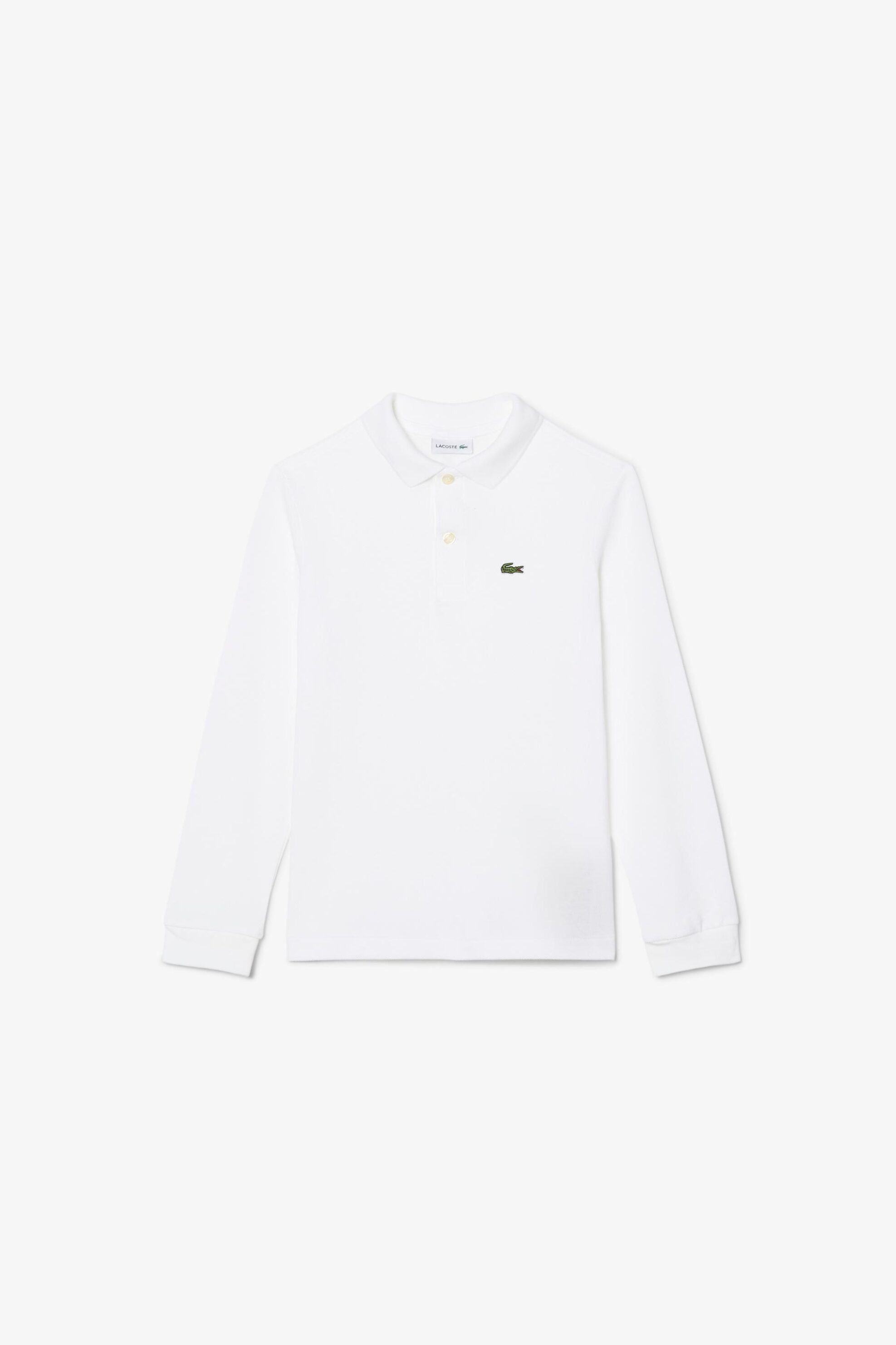 LACOSTE Lacoste παιδική μπλούζα πόλο πικέ με κεντημένο λογότυπο Regular Fit - PJ1465 Λευκό