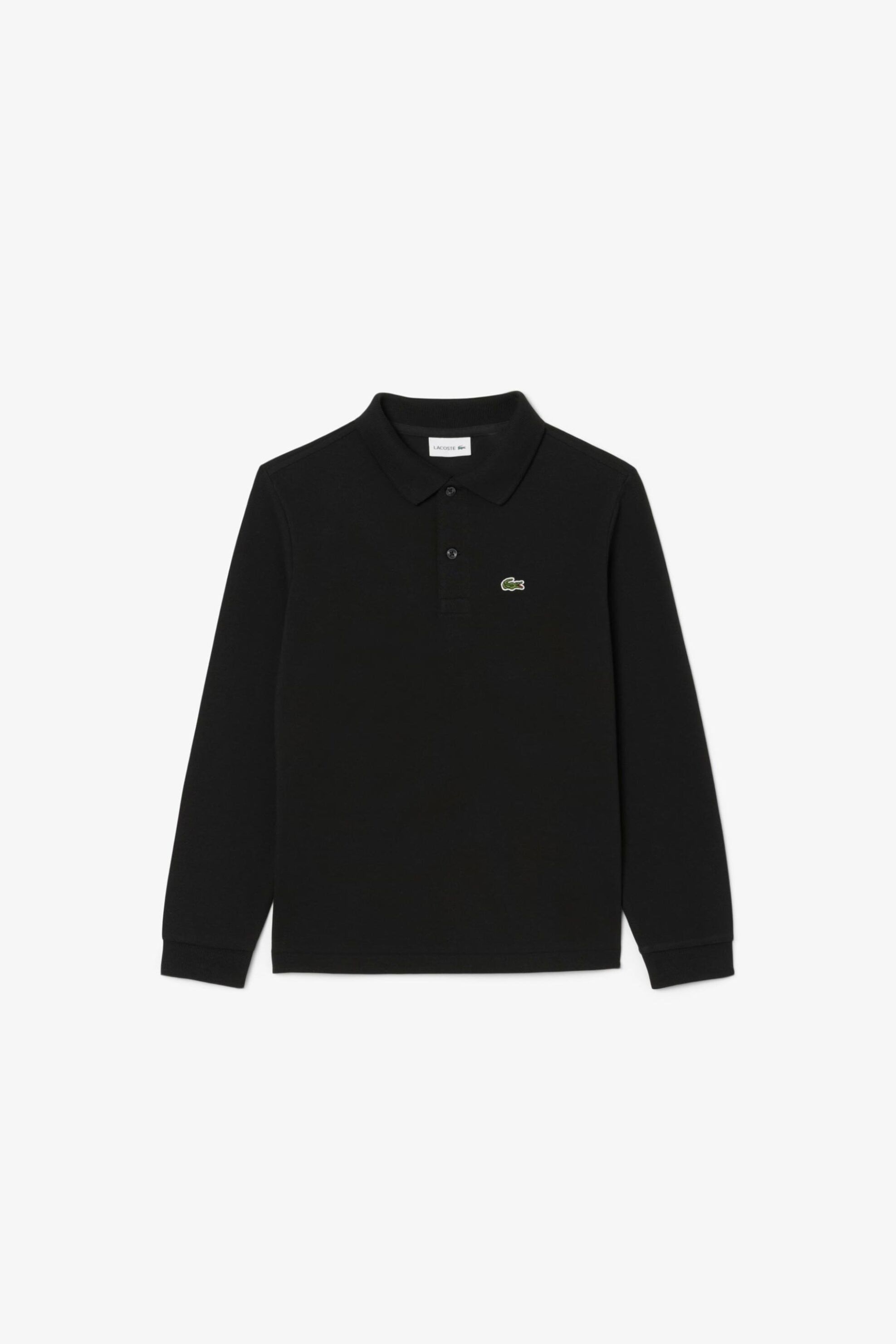 LACOSTE Lacoste παιδική μπλούζα πόλο πικέ με κεντημένο λογότυπο Regular Fit - PJ1465 Μαύρο