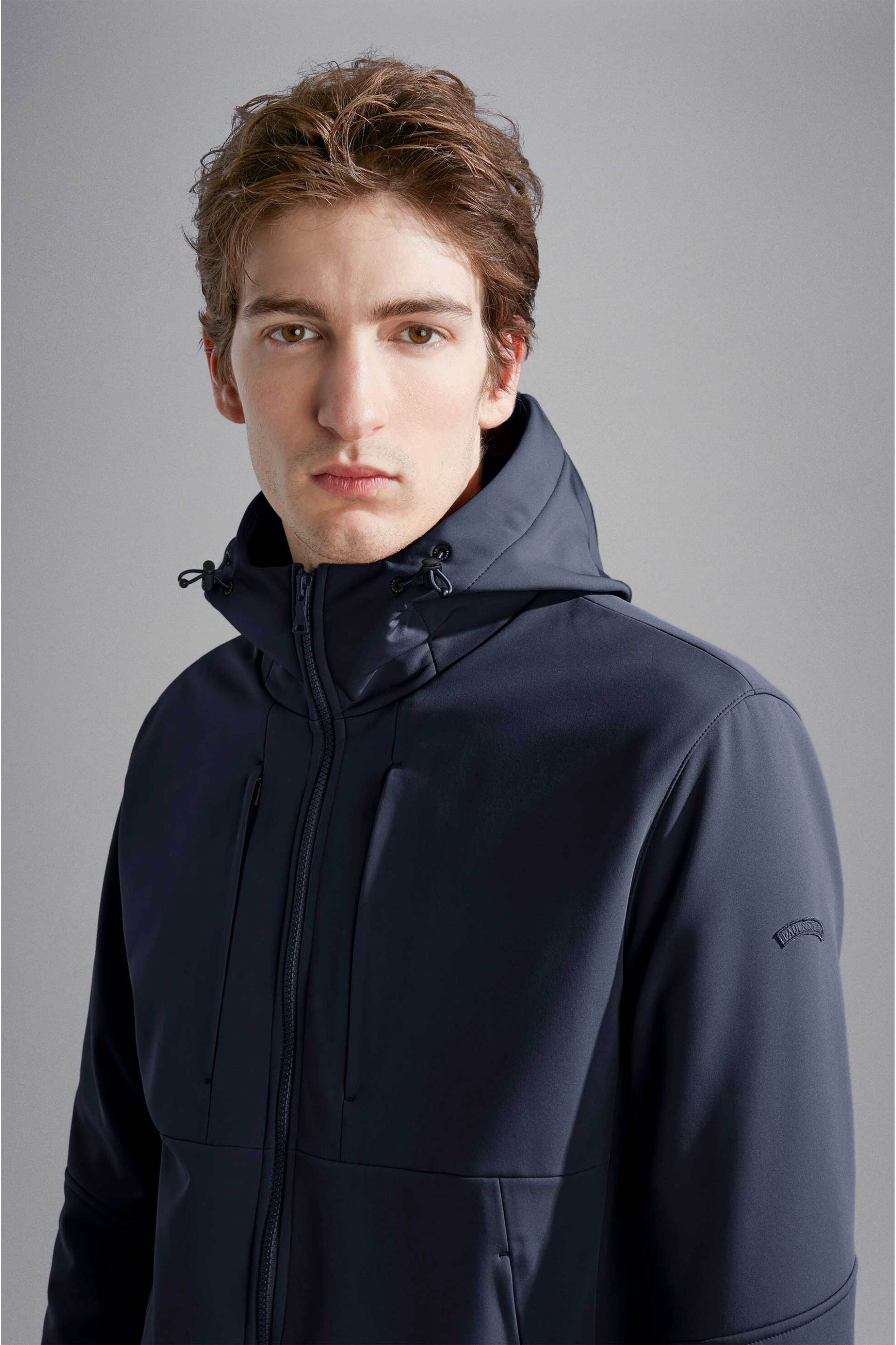 Paul&Shark ανδρικό jacket με κουκούλα και τσέπες Regular Fit - 14312100 Μπλε Σκούρο φωτογραφία
