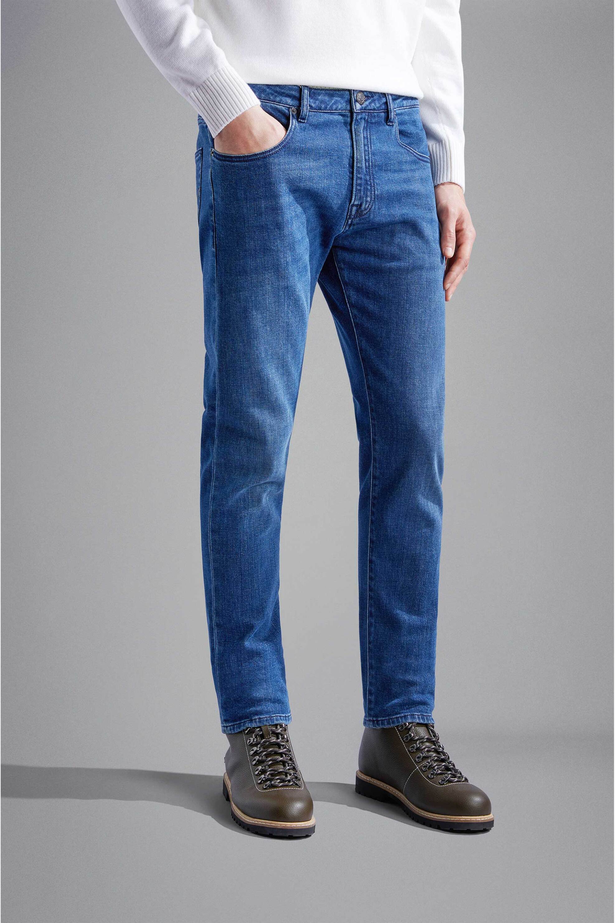 Paul&Shark ανδρικό τζιν παντελόνι πεντάτσεπο Winter Stretch Regular Fit - 14314141 Μπλε φωτογραφία