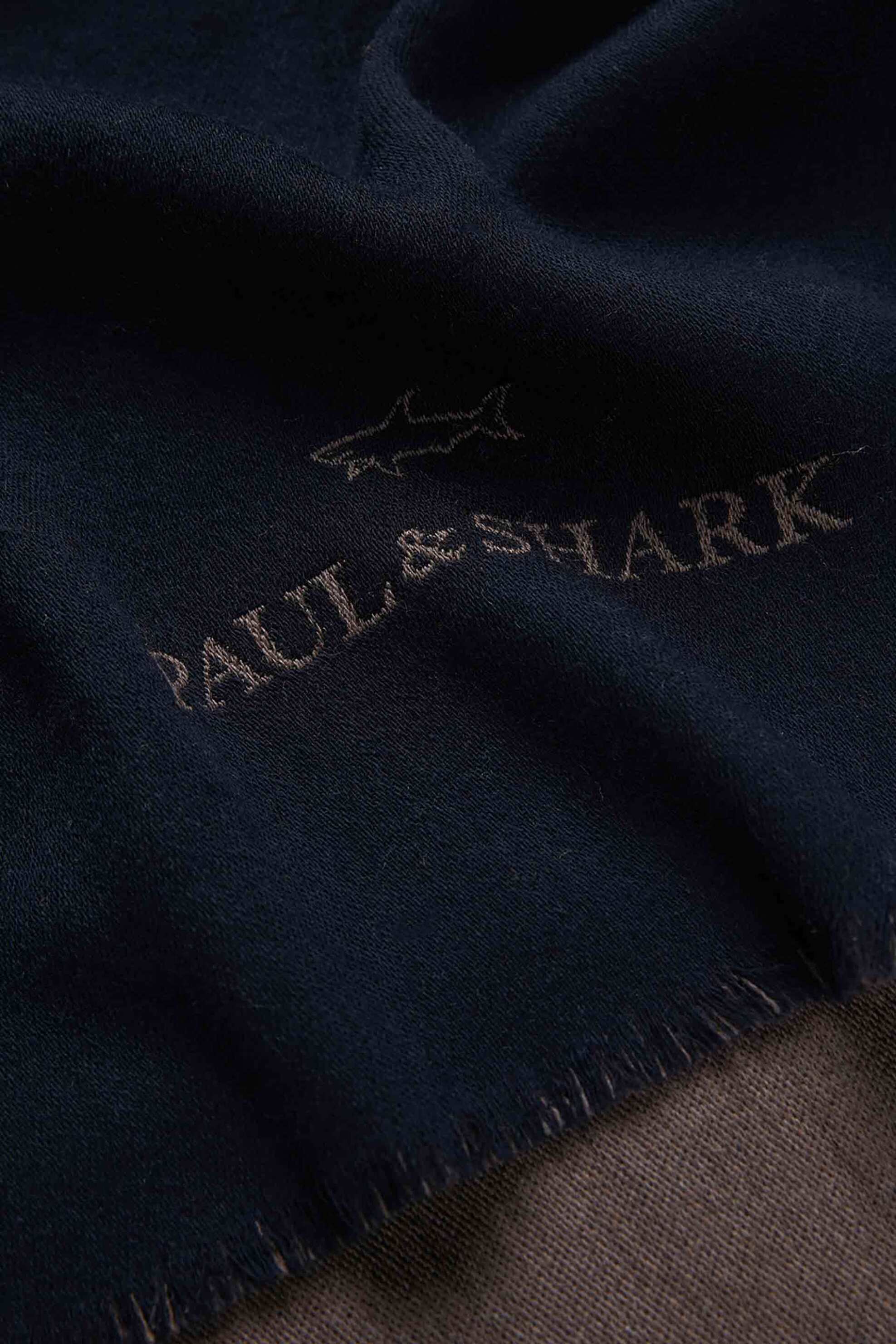 Paul&Shark ανδρικό μάλλινο κασκόλ με λογότυπο - 14317006 Μπλε Σκούρο φωτογραφία
