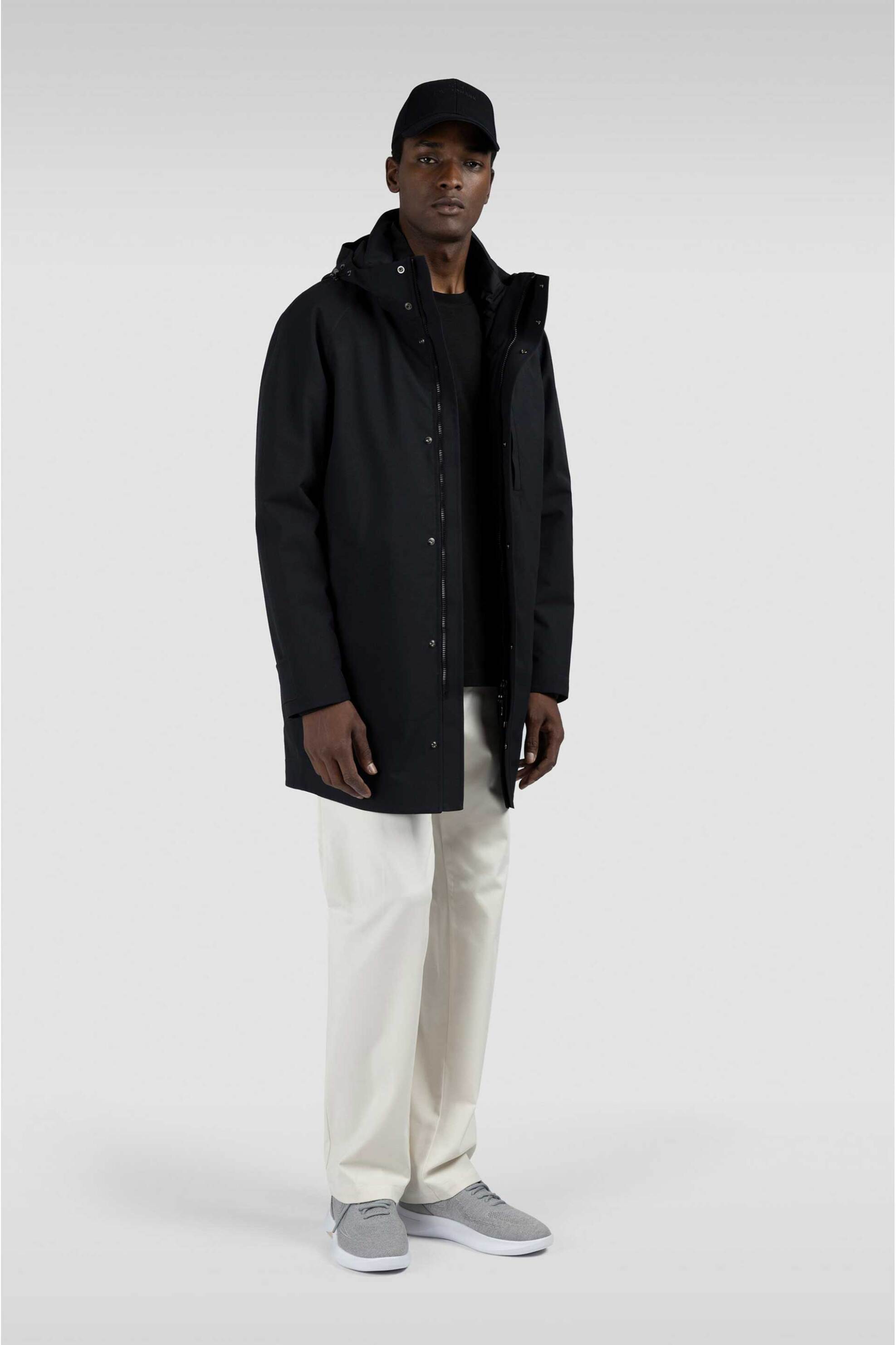 Paul&Shark ανδρική μακρυμάνικη μπλούζα με μεταλλικό λογότυπο Regular Fit - 15311611 Μαύρο φωτογραφία