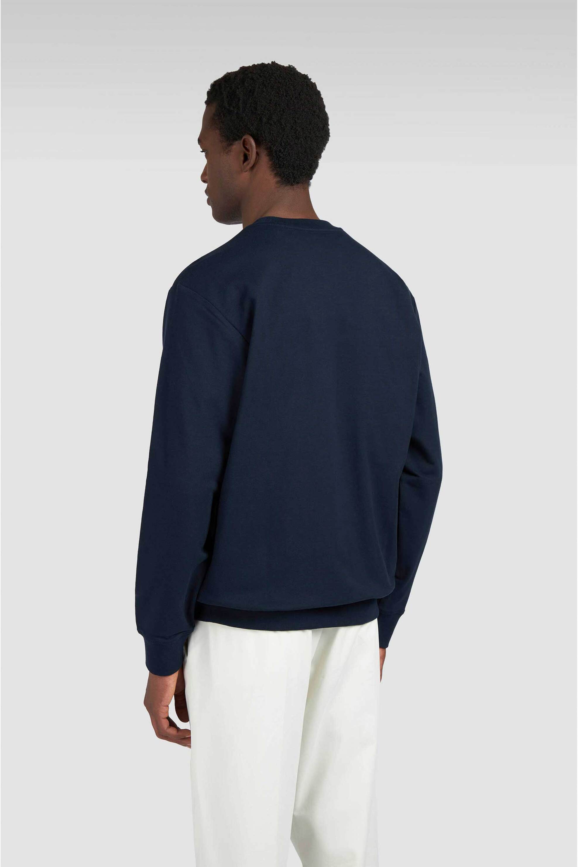 Paul&Shark ανδρική μπλούζα φούτερ με μεταλλιζέ logo print Regular Fit - 15311821 Μπλε Σκούρο φωτογραφία