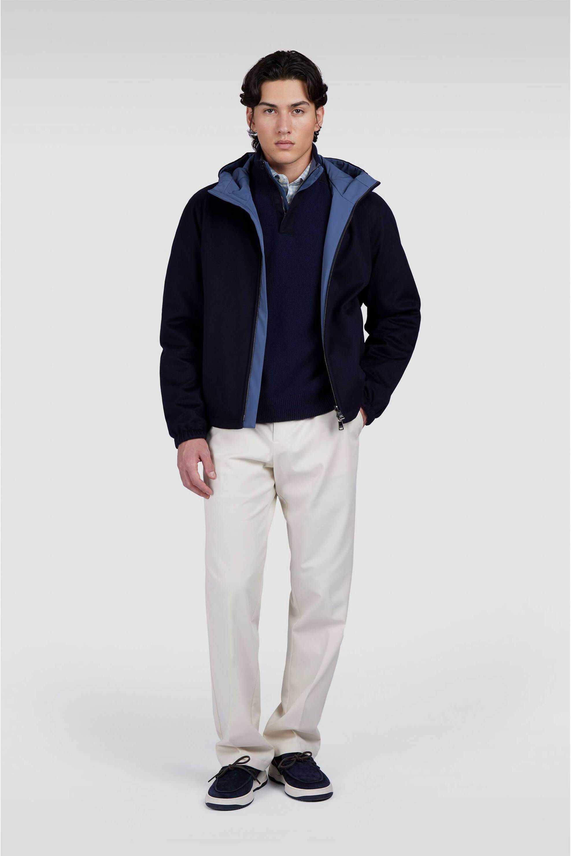 Paul&Shark ανδρικό πουκάμισο flannel με καρό σχέδιο J Fit - 15313036 Γαλάζιο φωτογραφία