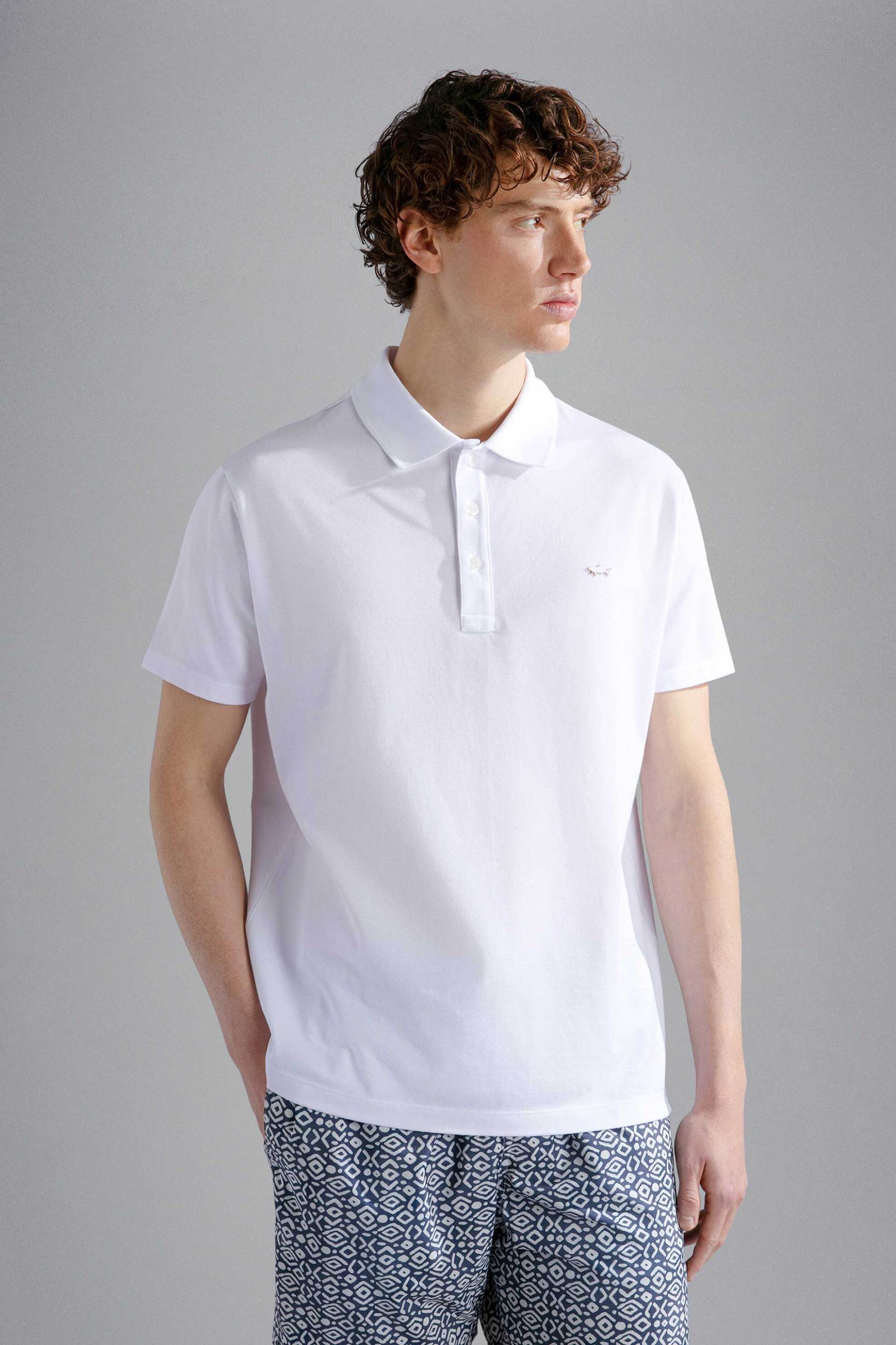 Ανδρική Μόδα > Ανδρικά Ρούχα > Ανδρικές Μπλούζες > Ανδρικές Μπλούζες Πολο Paul&Shark ανδρική μπλούζα πόλο μονόχρωμη - 24411247 Λευκό