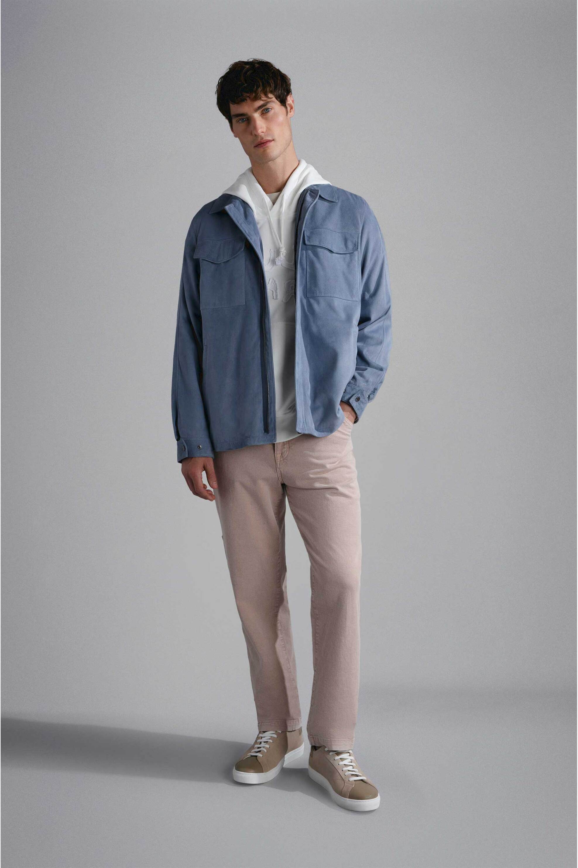 Paul&Shark ανδρική μπλούζα φούτερ με logo print Regular Fit - 24411927 Λευκό φωτογραφία