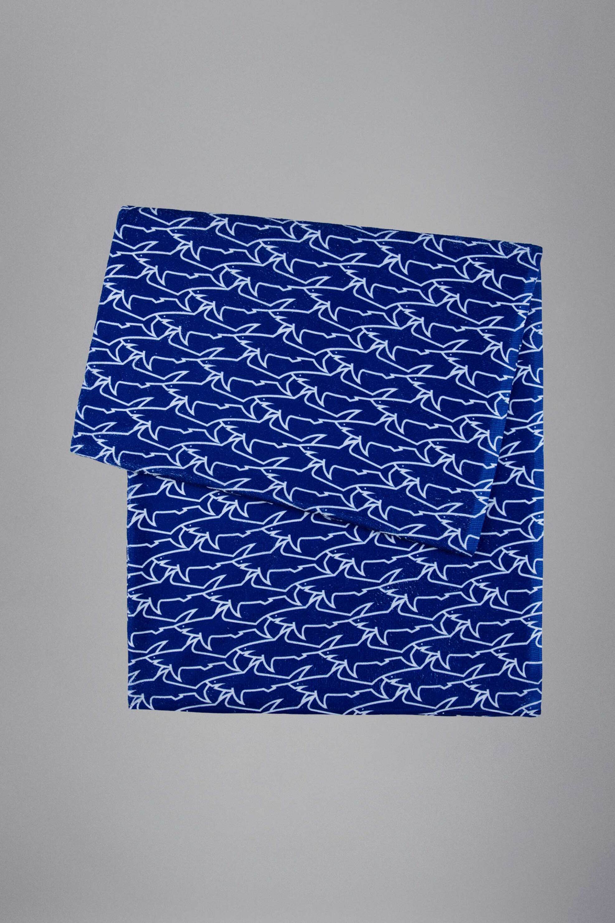 PAUL & SHARK Paul&Shark ανδρική πετσέτα θαλάσσης με Shark Print - 24417053